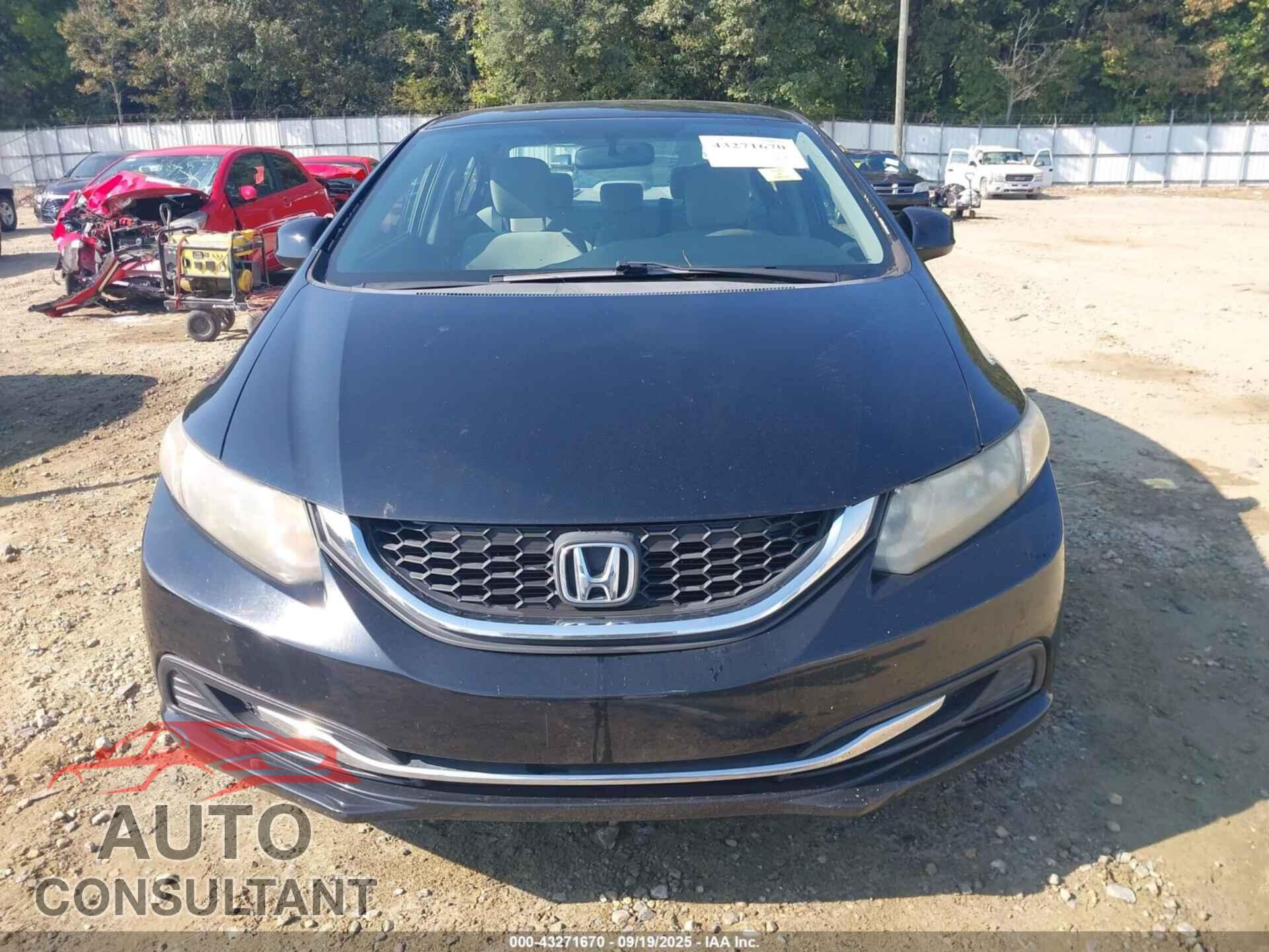 HONDA CIVIC 2013 - 19XFB2F54DE018100