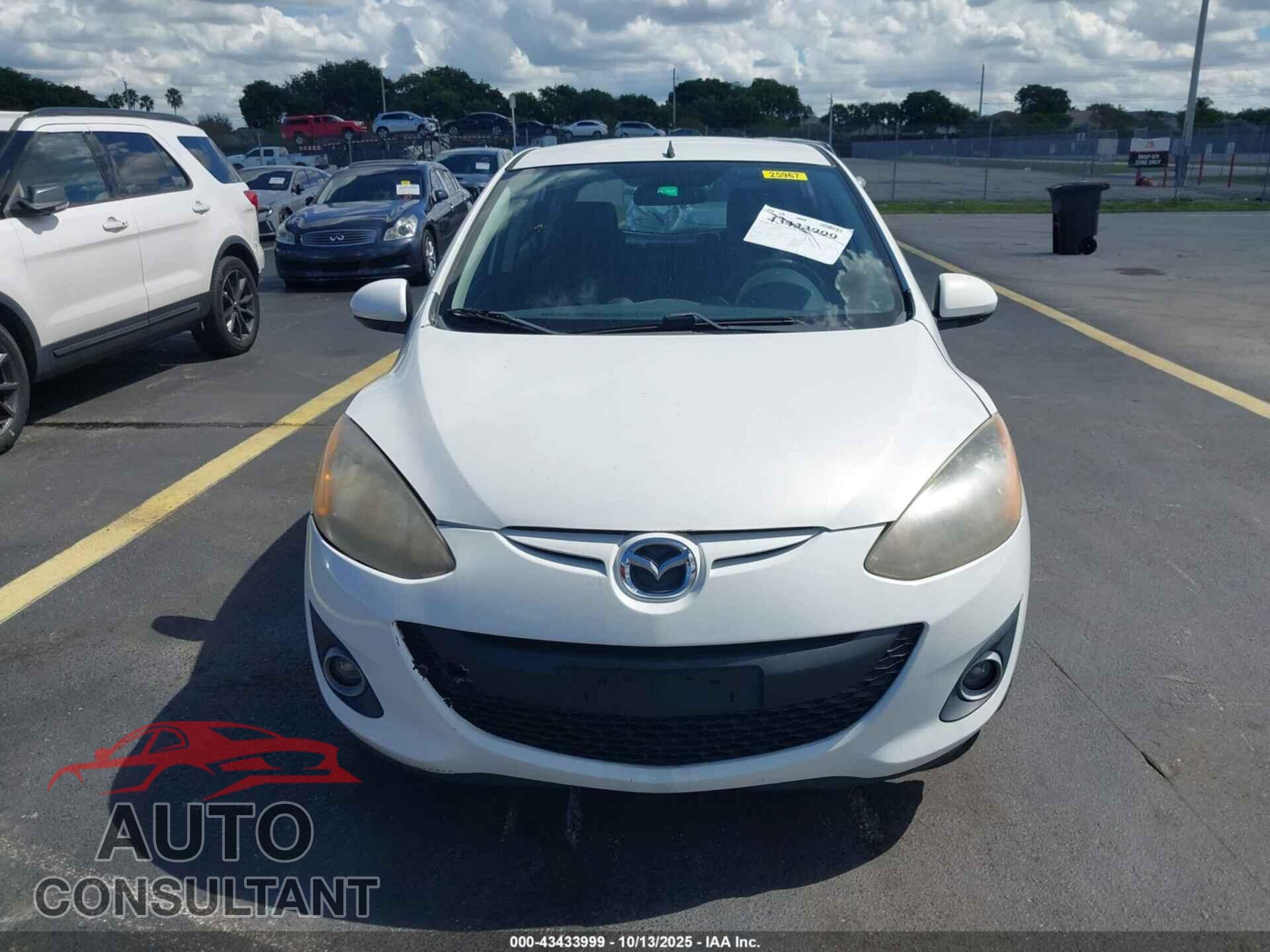MAZDA MAZDA2 2013 - JM1DE1LY6D0158035