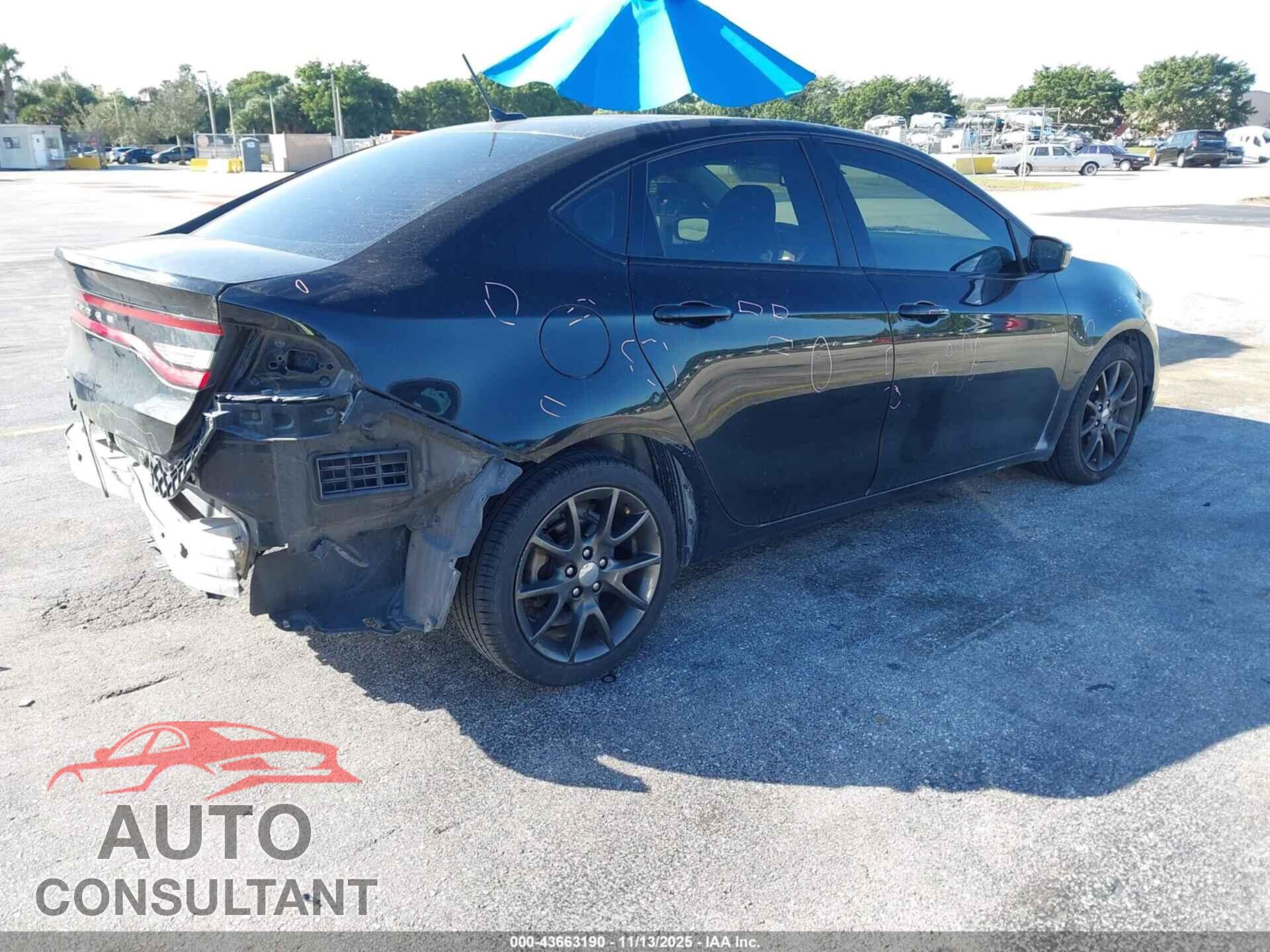 DODGE DART 2015 - 1C3CDFAA6FD392452