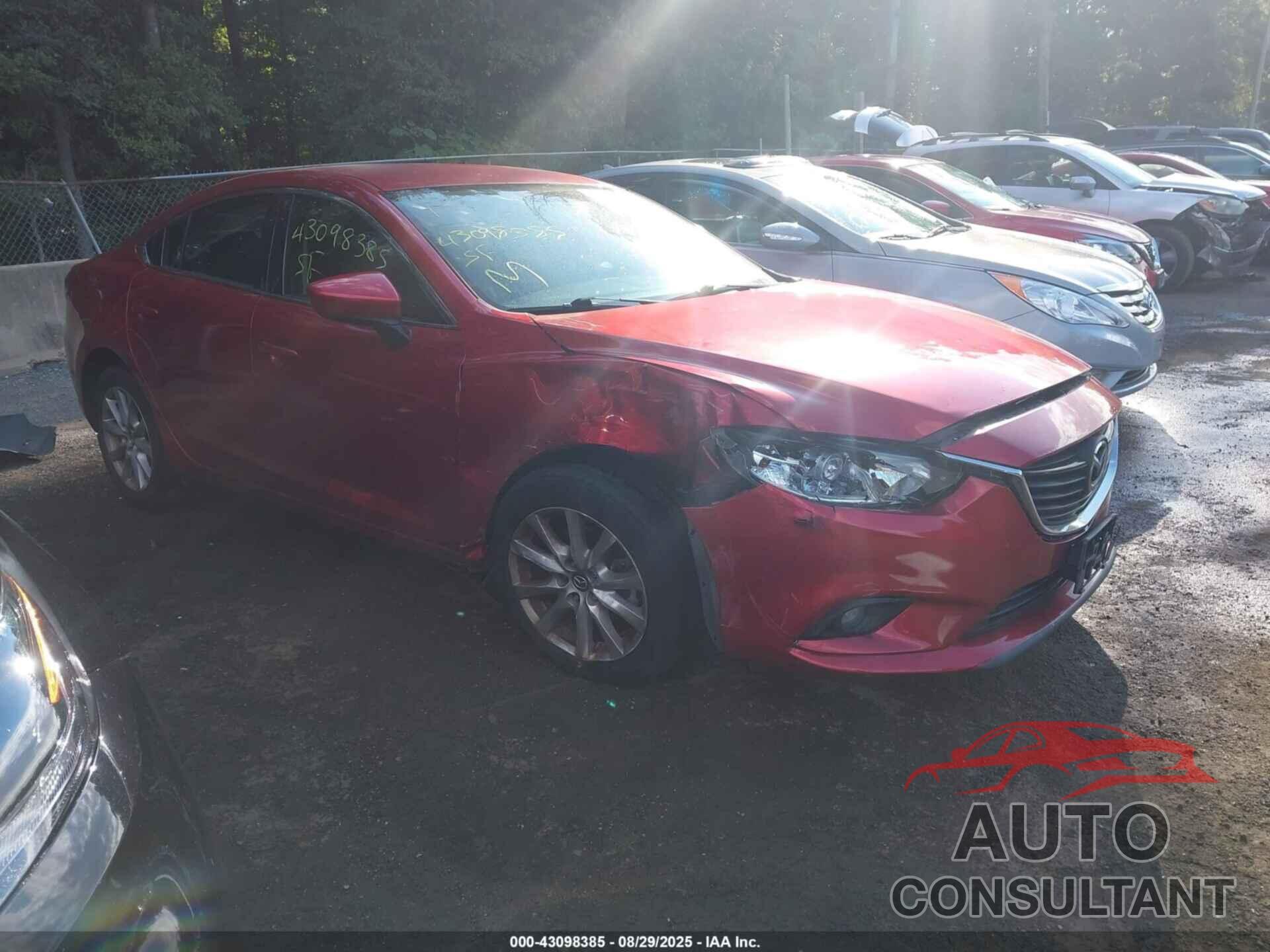 MAZDA MAZDA6 2015 - JM1GJ1U53F1187048