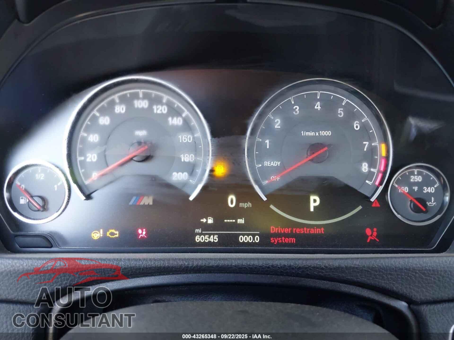BMW M3 2017 - WBS8M9C38H5G85599