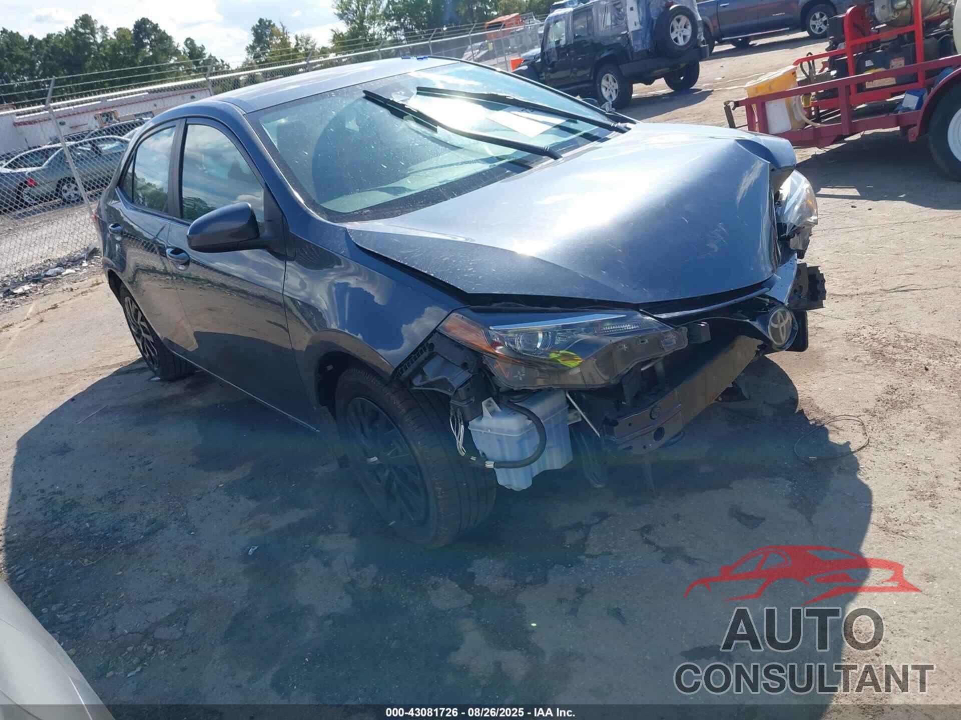 TOYOTA COROLLA 2018 - 2T1BURHEXJC117173