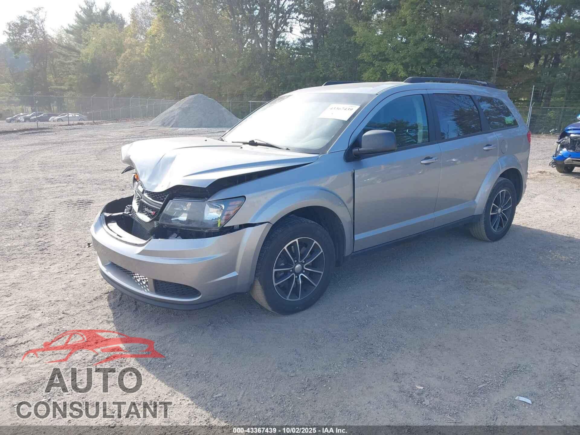 DODGE JOURNEY 2017 - 3C4PDCAB9HT609445