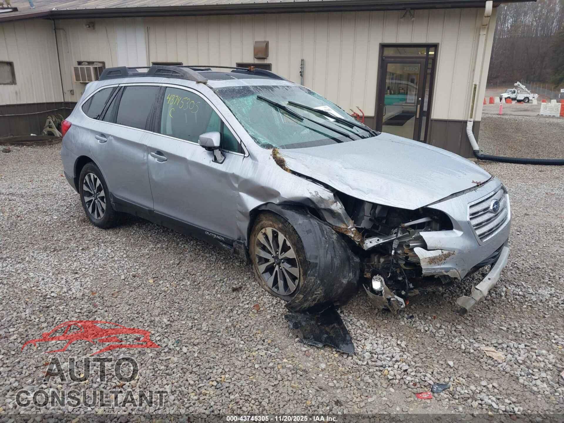 SUBARU OUTBACK 2015 - 4S4BSBLC4F3285387