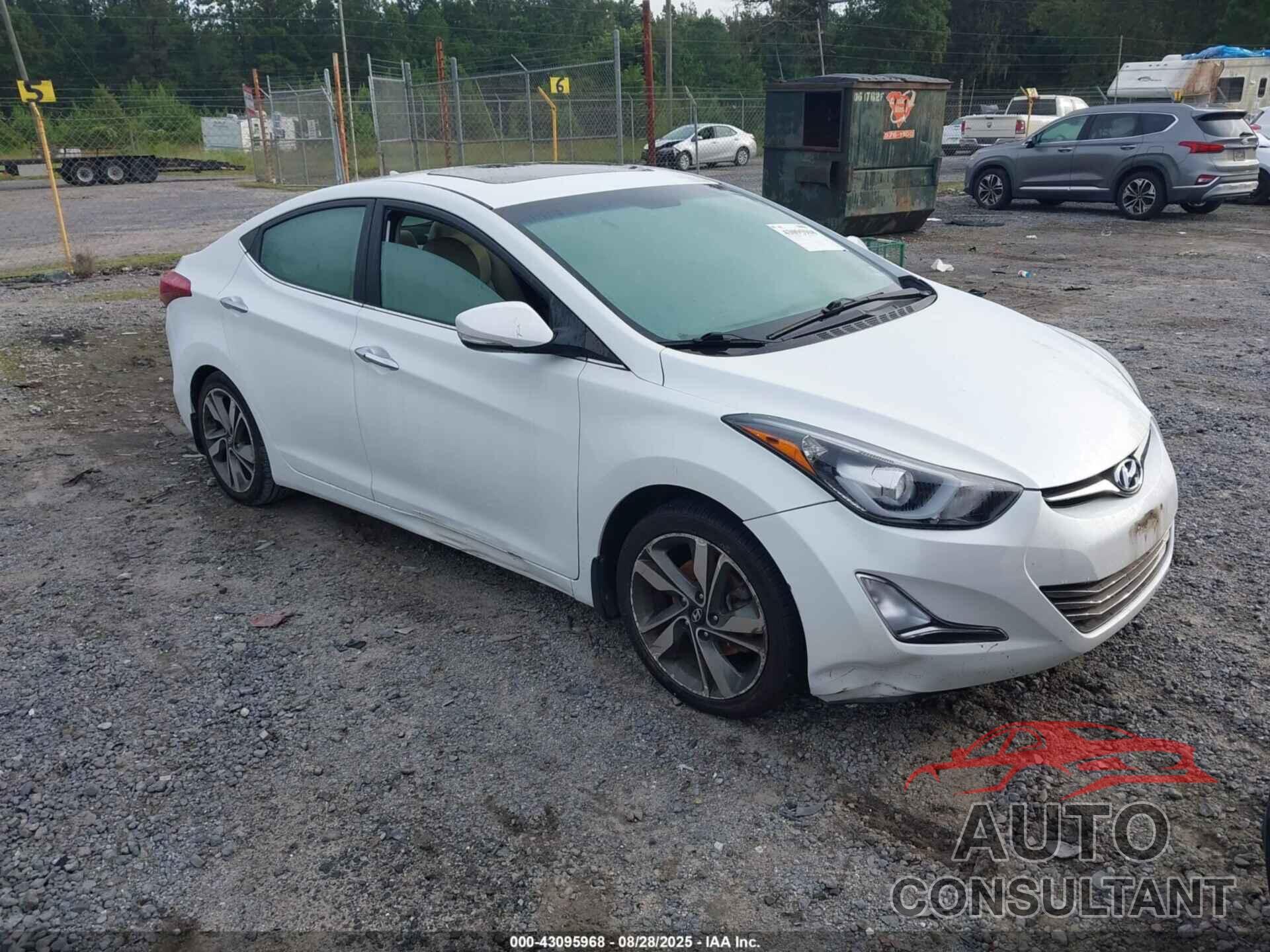 HYUNDAI ELANTRA 2015 - 5NPDH4AE7FH609108