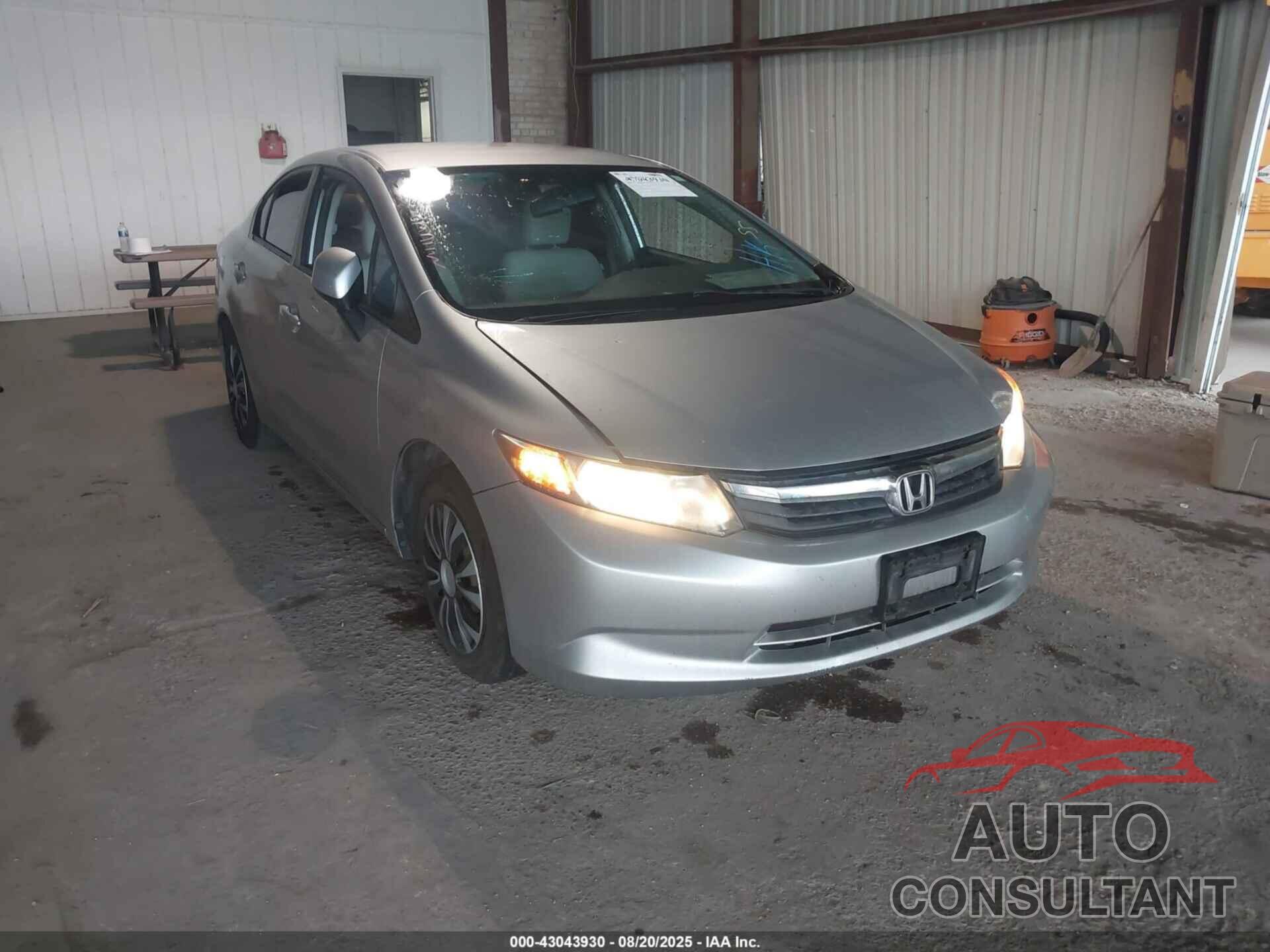 HONDA CIVIC 2012 - 19XFB2F57CE051249