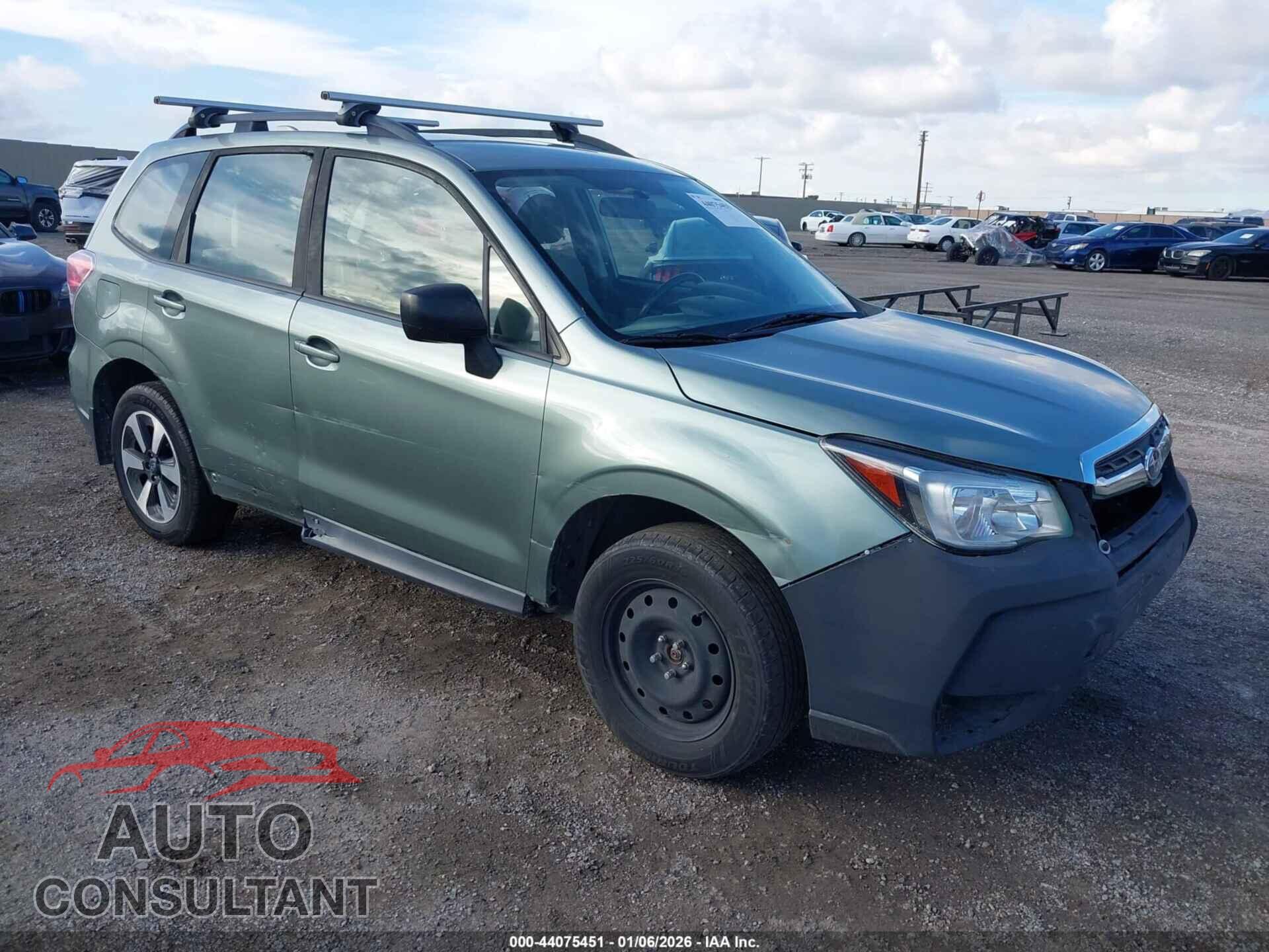 SUBARU FORESTER 2018 - JF2SJABC7JH450347