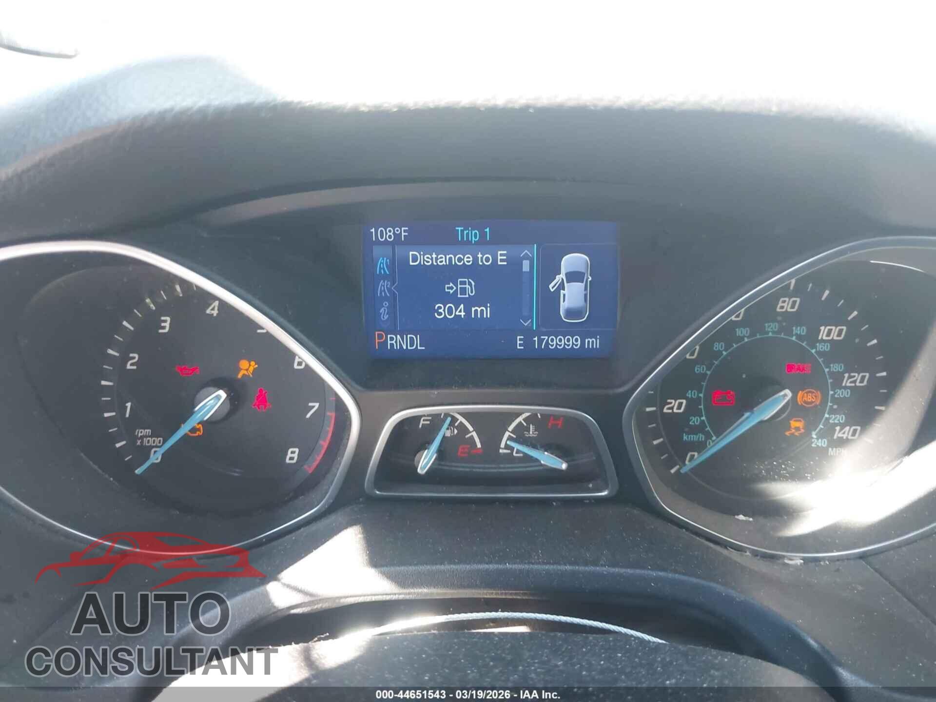 FORD FOCUS 2014 - 1FADP3F23EL197717