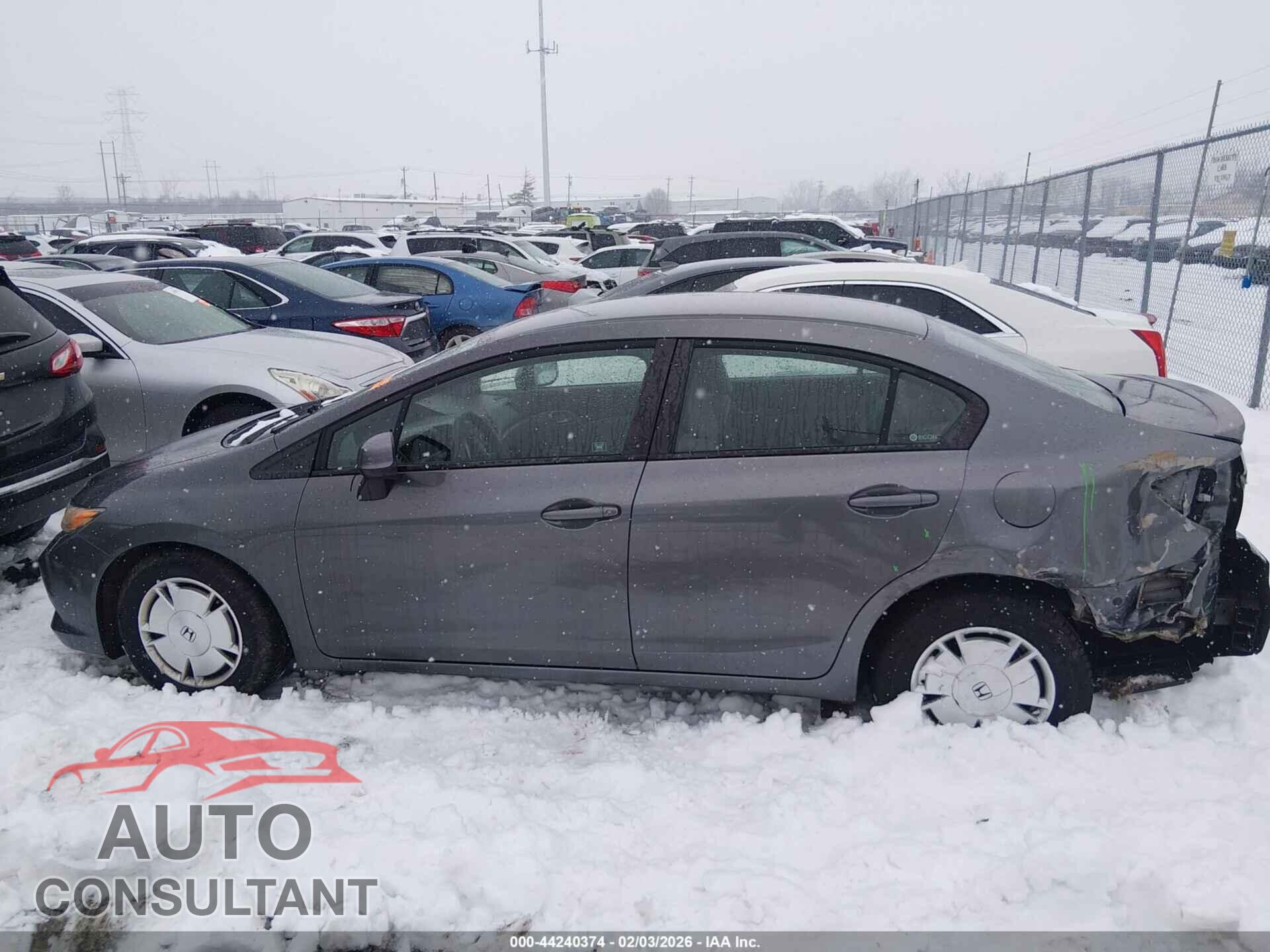 HONDA CIVIC 2012 - 2HGFB2F66CH590377