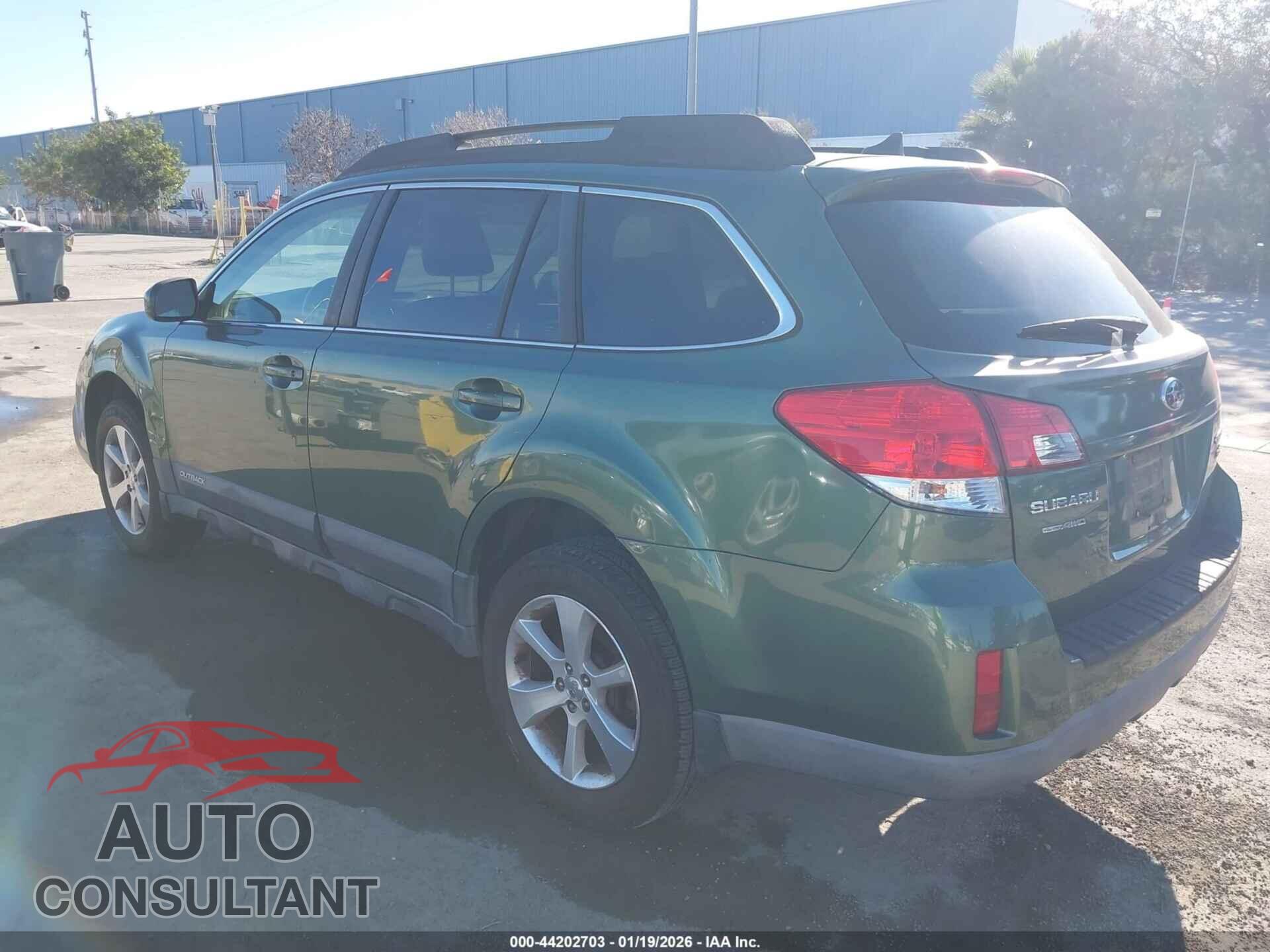 SUBARU OUTBACK 2013 - 4S4BRDKC8D2220912