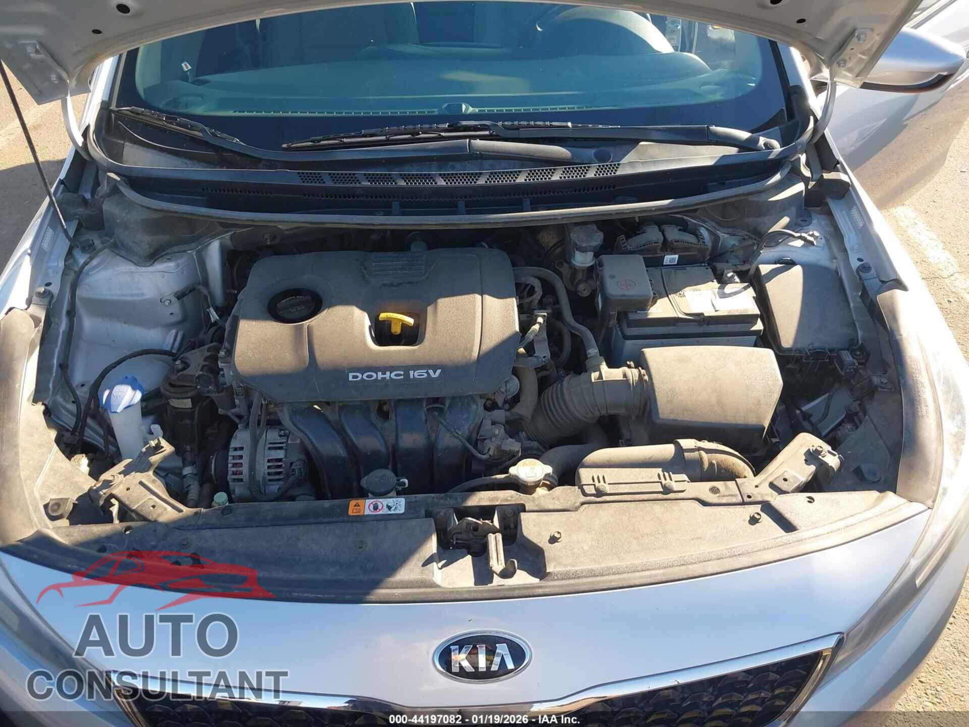 KIA FORTE 2017 - 3KPFL4A73HE070020