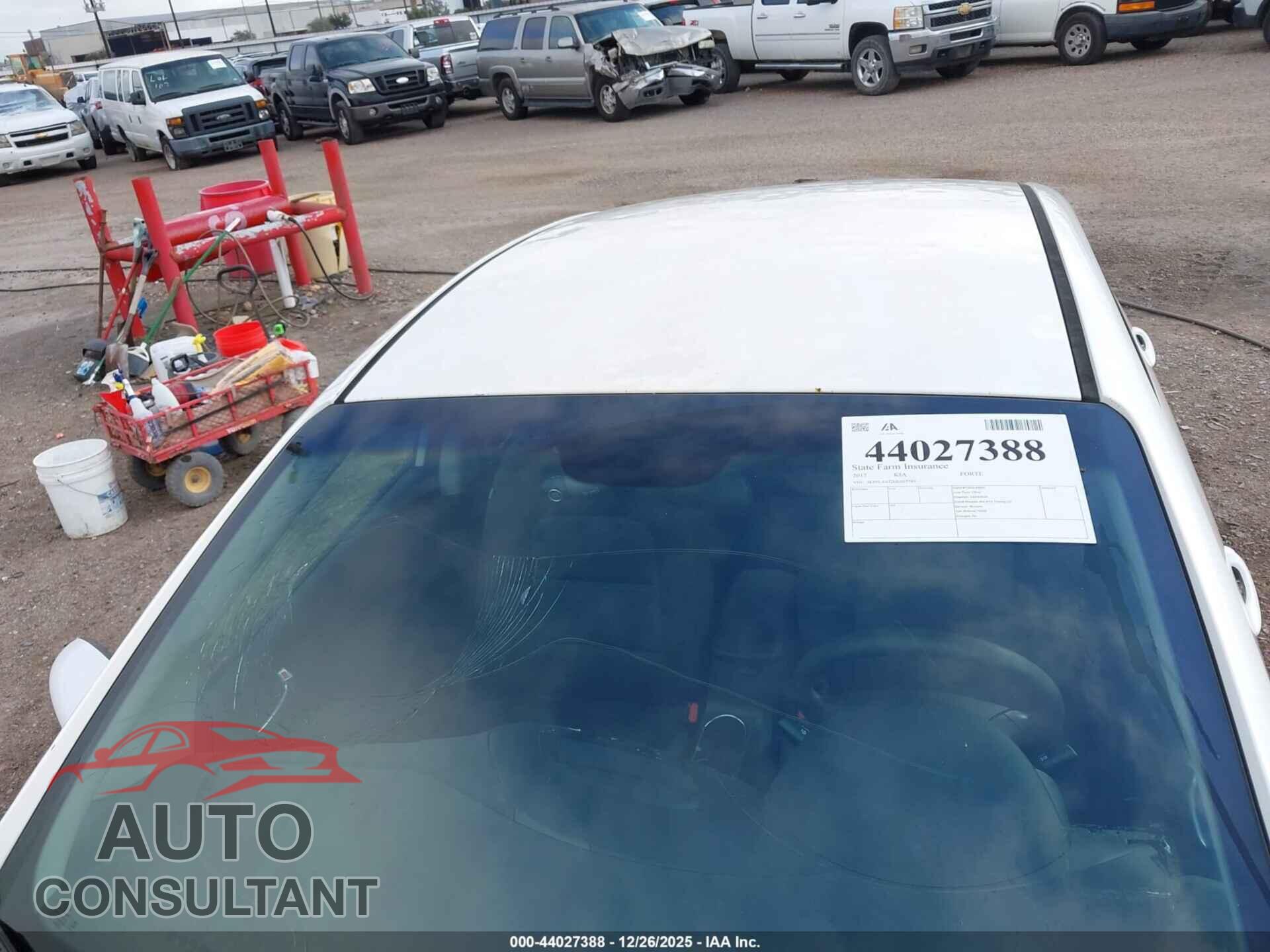 KIA FORTE 2017 - 3KPFL4A72HE057789