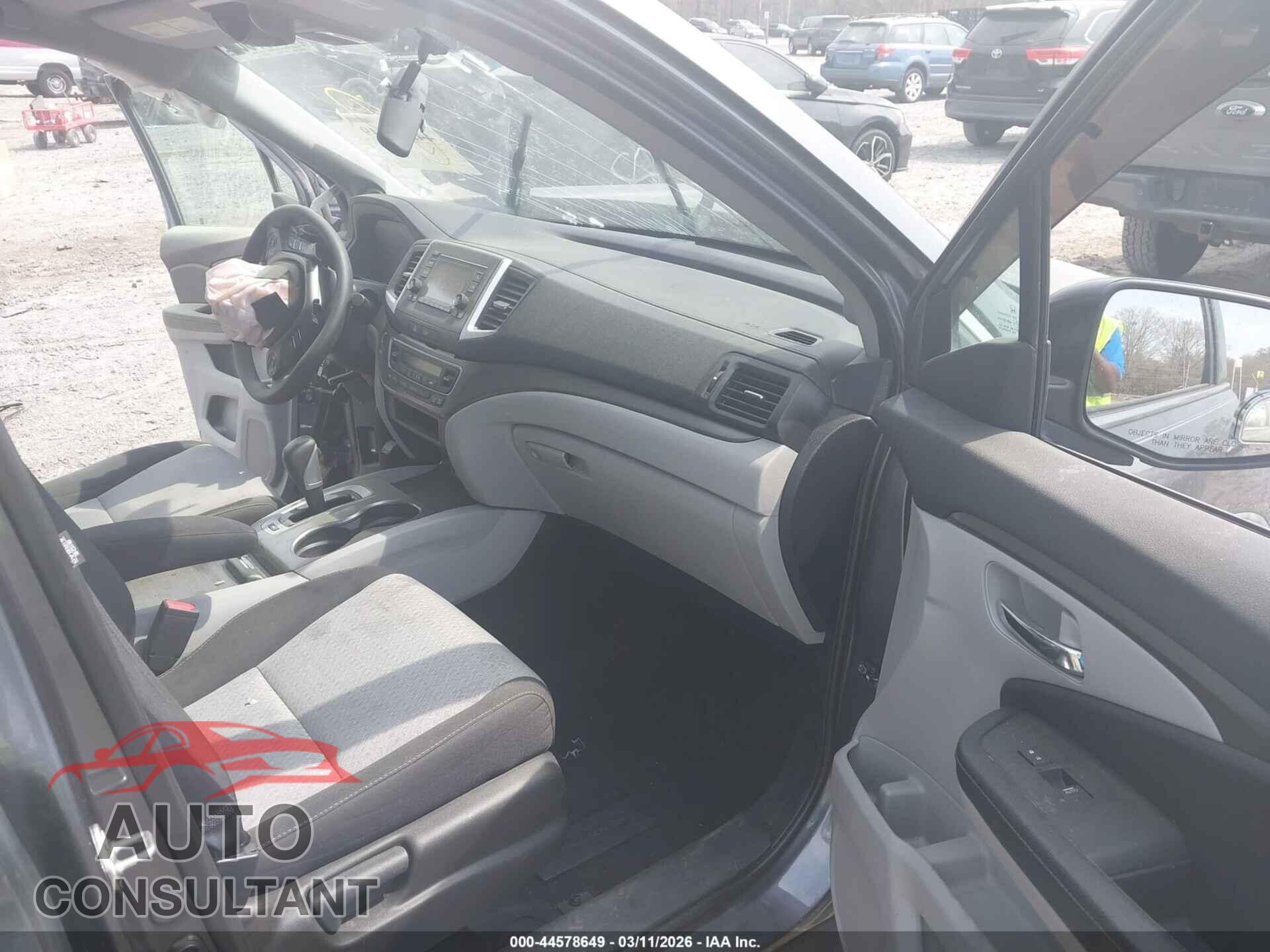 HONDA RIDGELINE 2017 - 5FPYK2F44HB004995