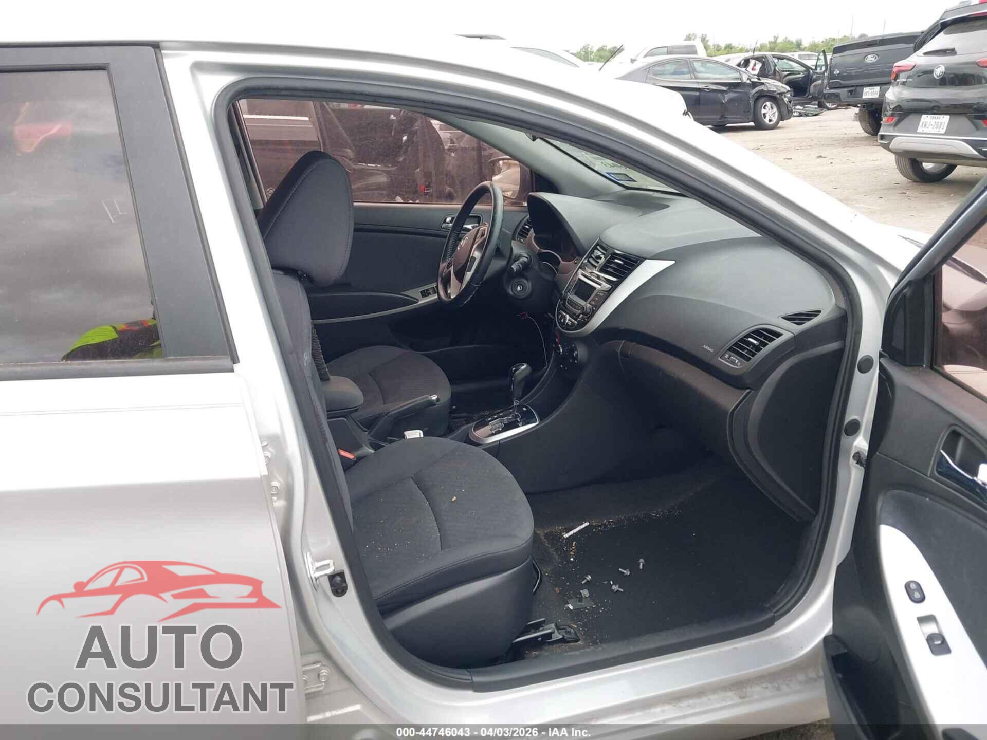 HYUNDAI ACCENT 2014 - KMHCU5AE5EU159780