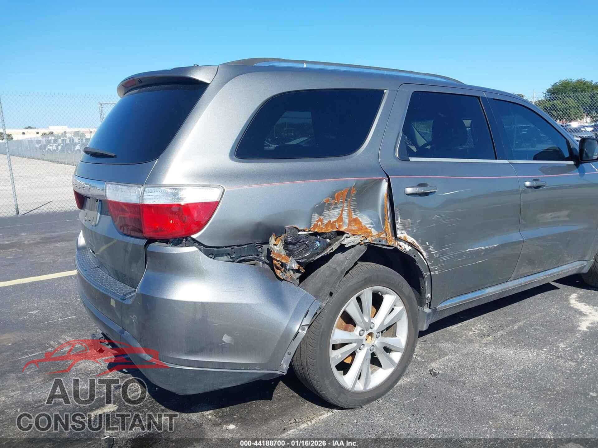 DODGE DURANGO 2012 - 1C4RDHDGXCC330619