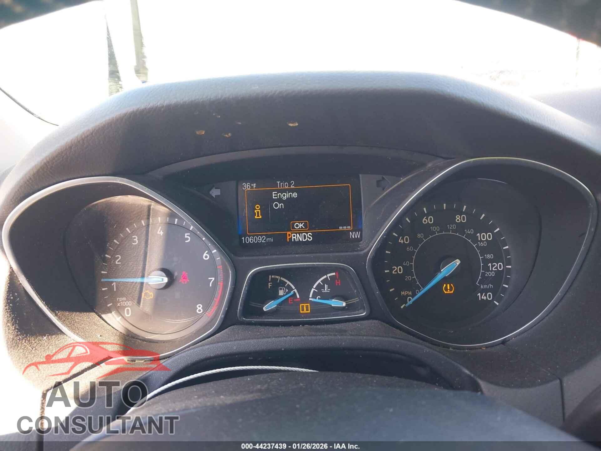 FORD FOCUS 2018 - 1FADP3J25JL271978