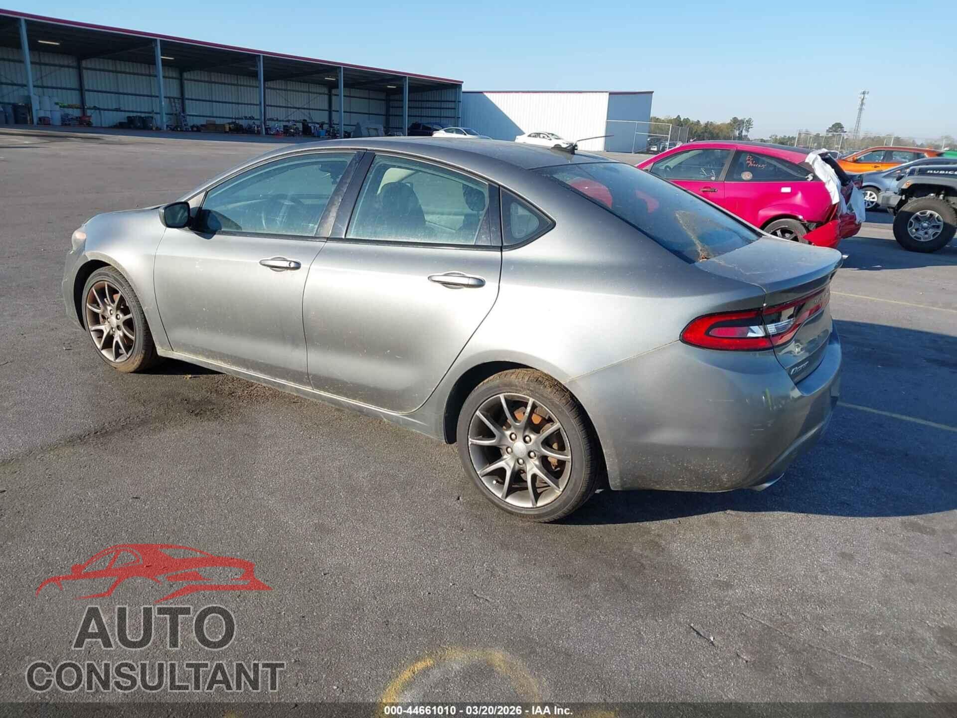 DODGE DART 2013 - 1C3CDFBA9DD321497