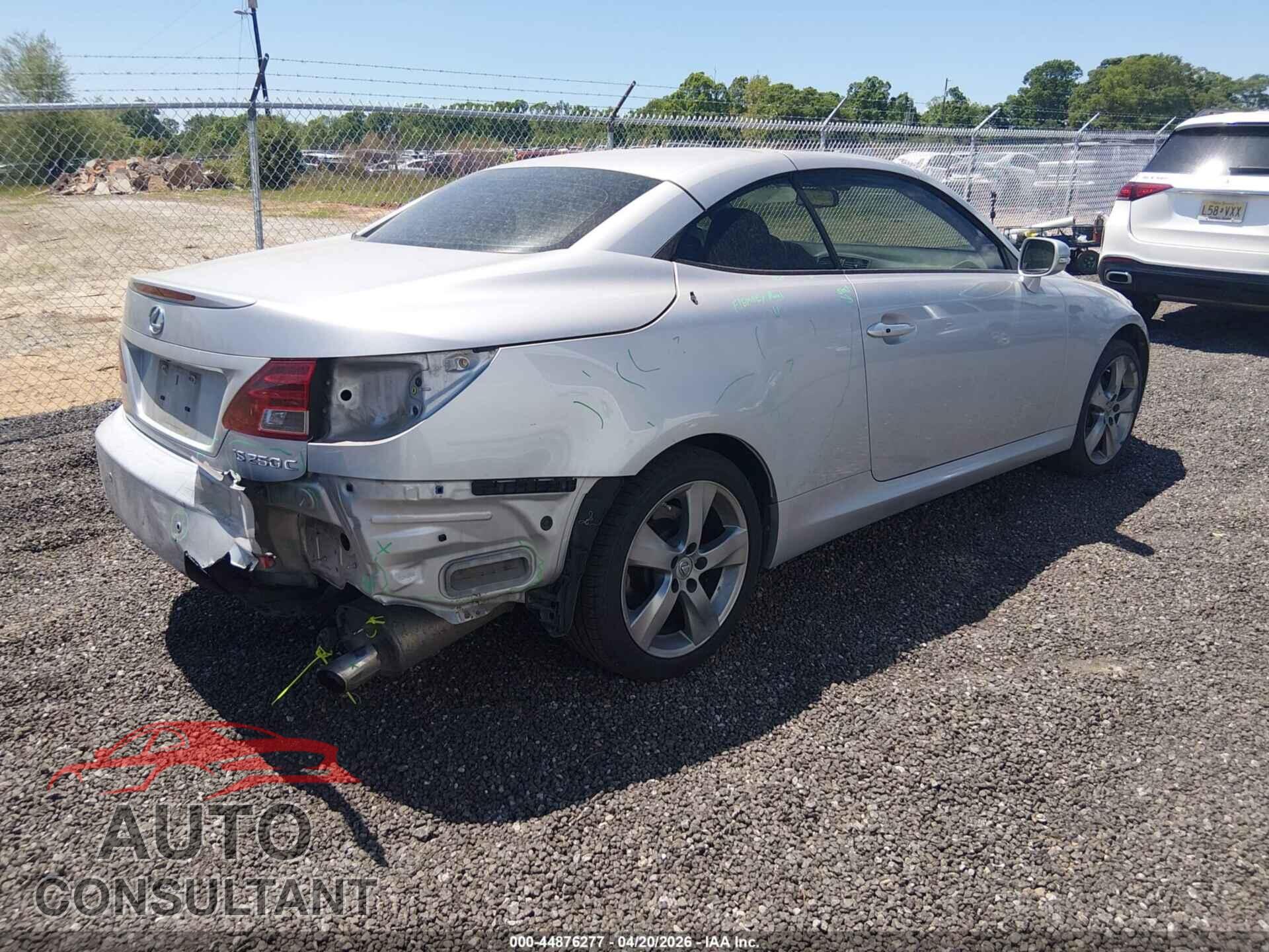 LEXUS IS 250C 2011 - JTHFF2C29B2517031
