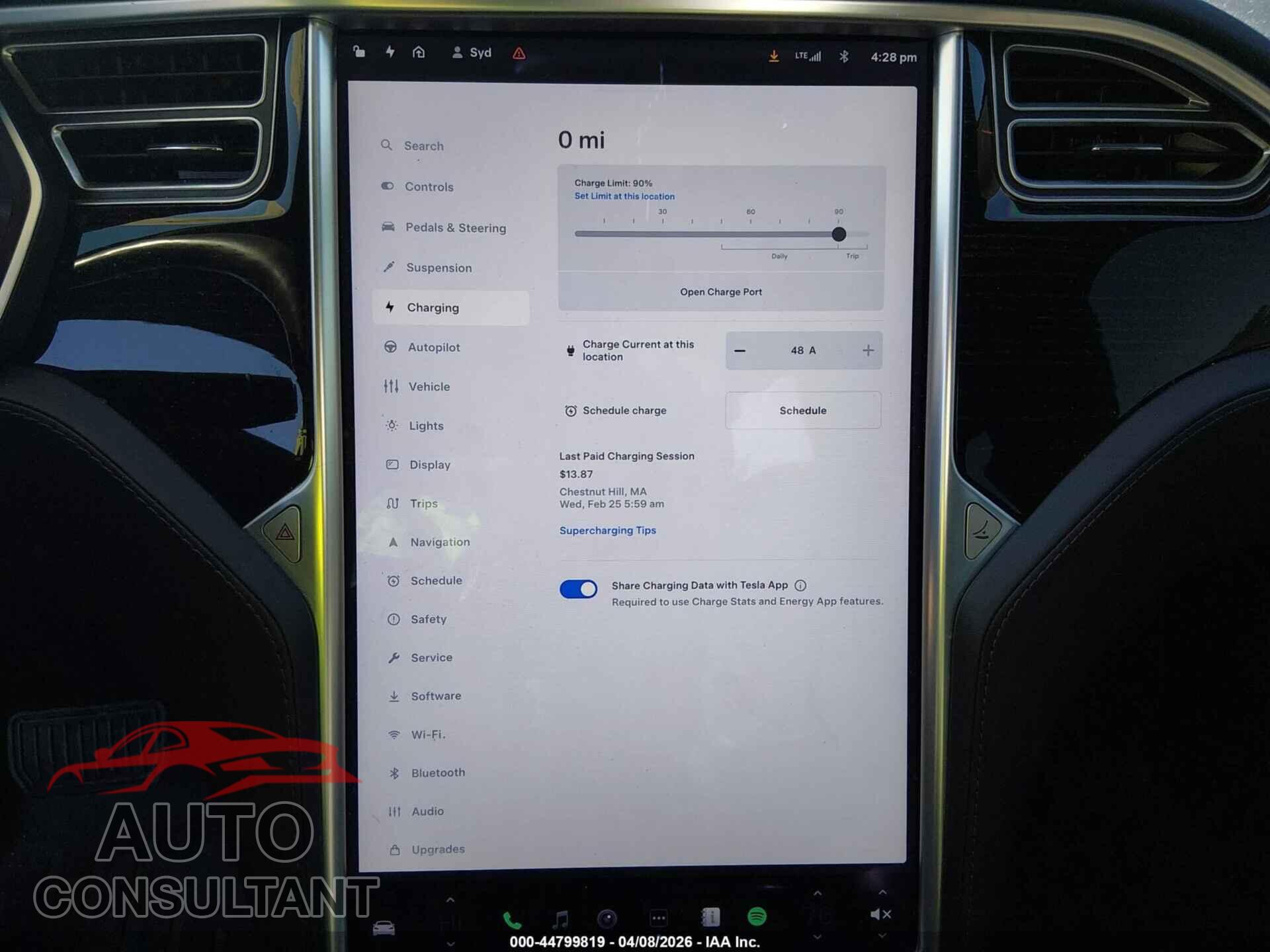 TESLA MODEL S 2017 - 5YJSA1E18HF218326
