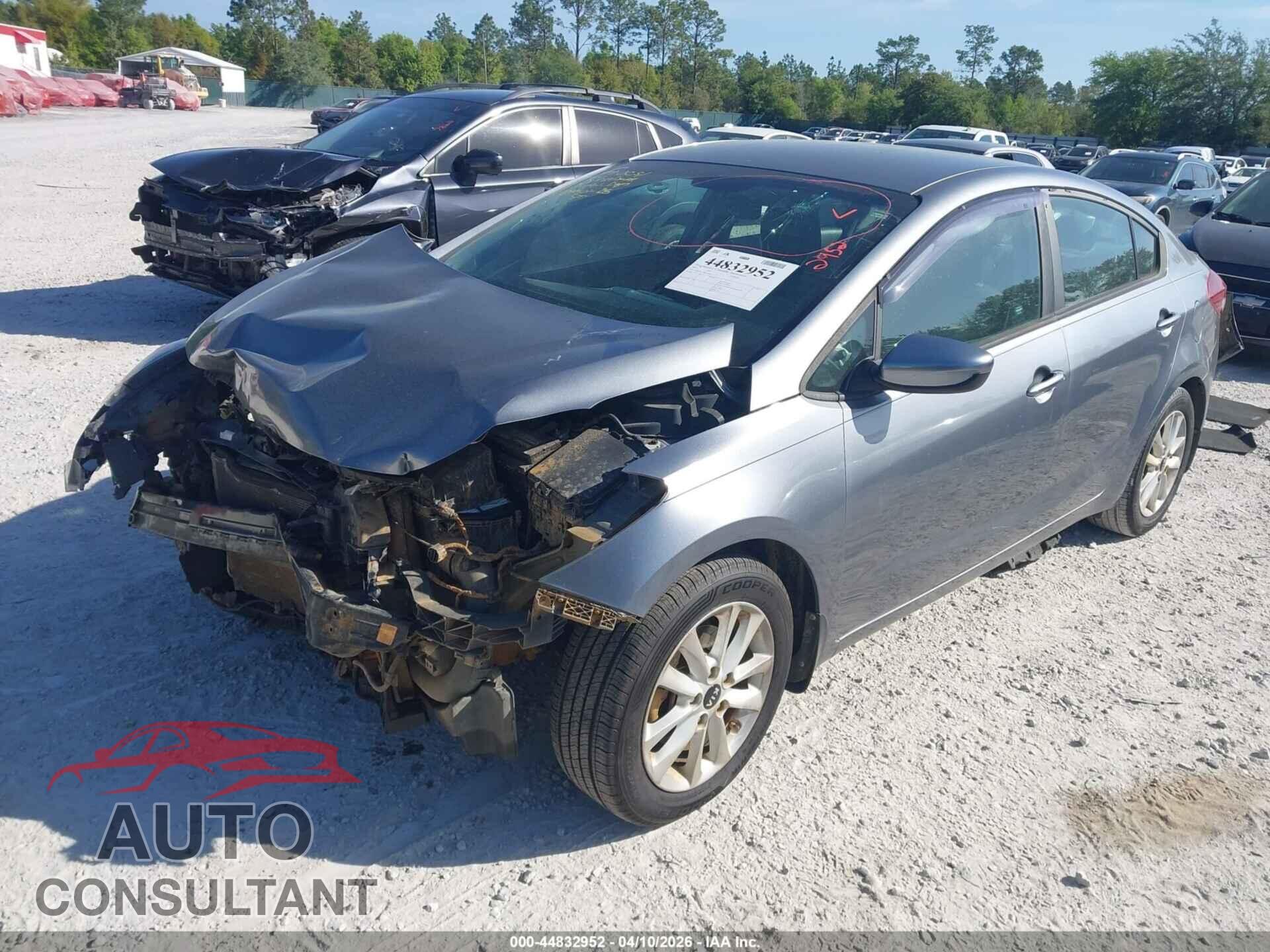 KIA FORTE 2017 - 3KPFL4A74HE023403