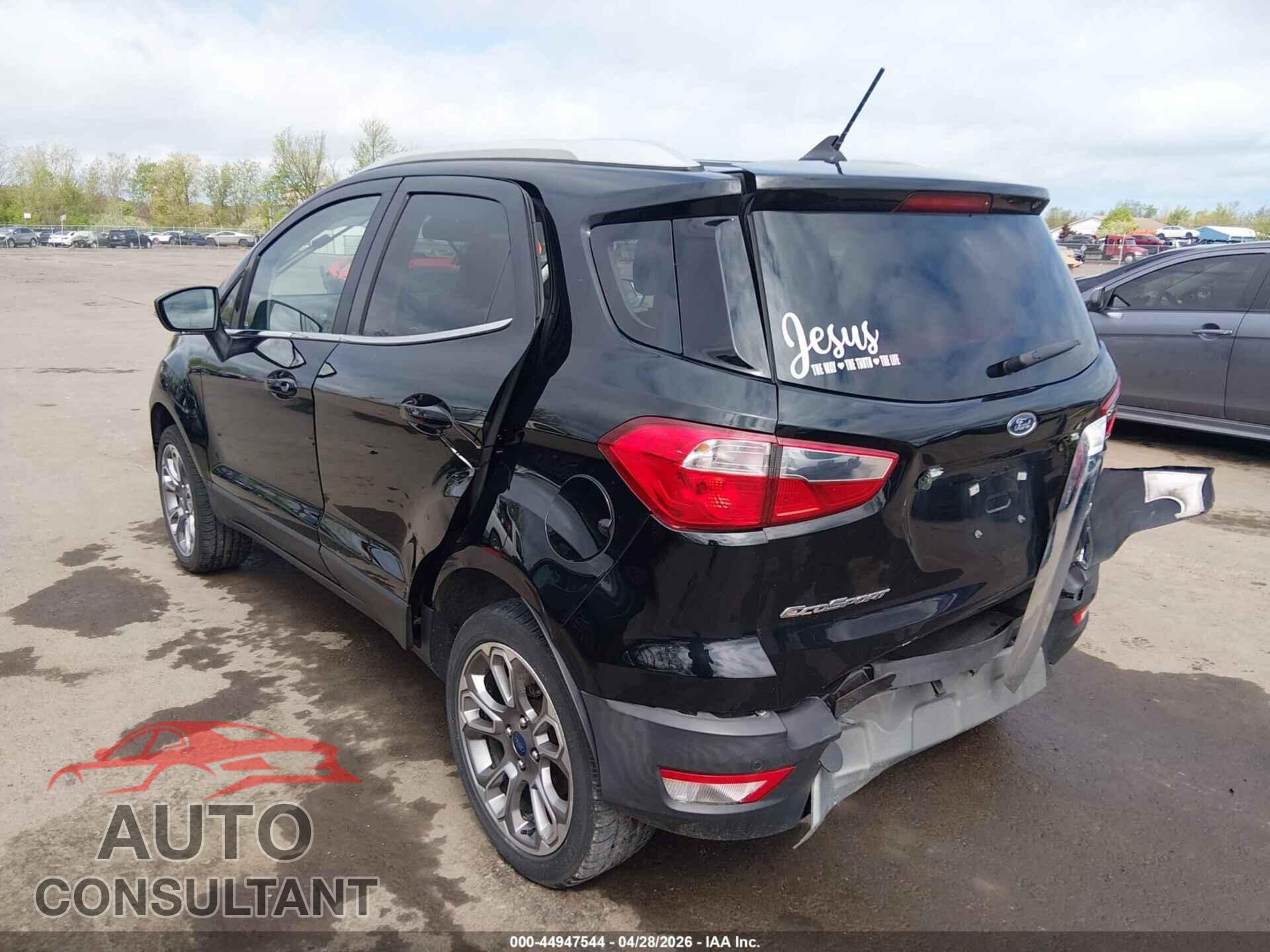FORD ECOSPORT 2019 - MAJ6S3KL4KC254377
