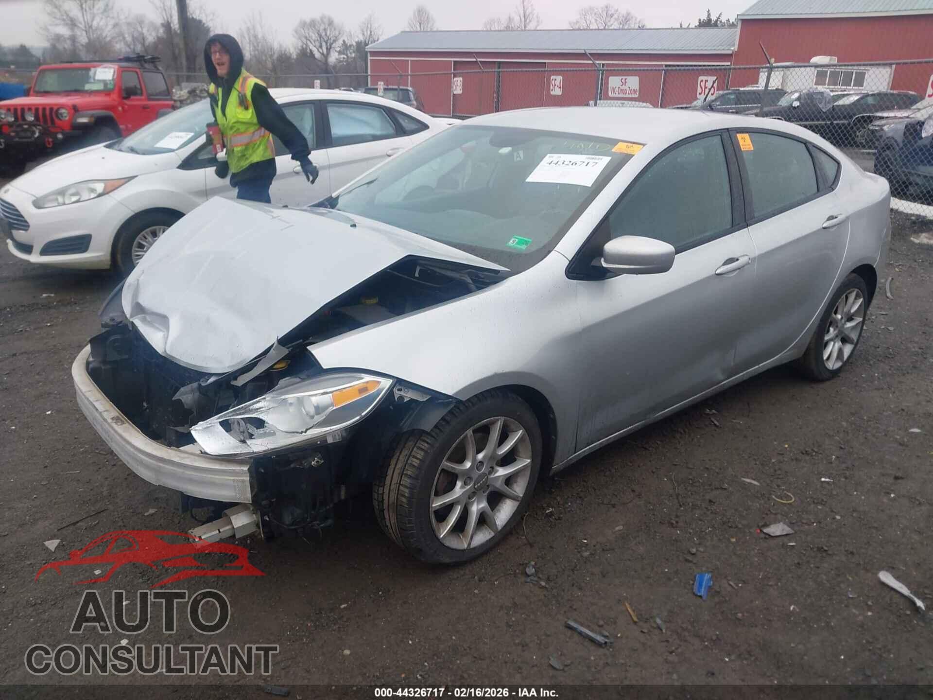 DODGE DART 2013 - 1C3CDFBA9DD105438