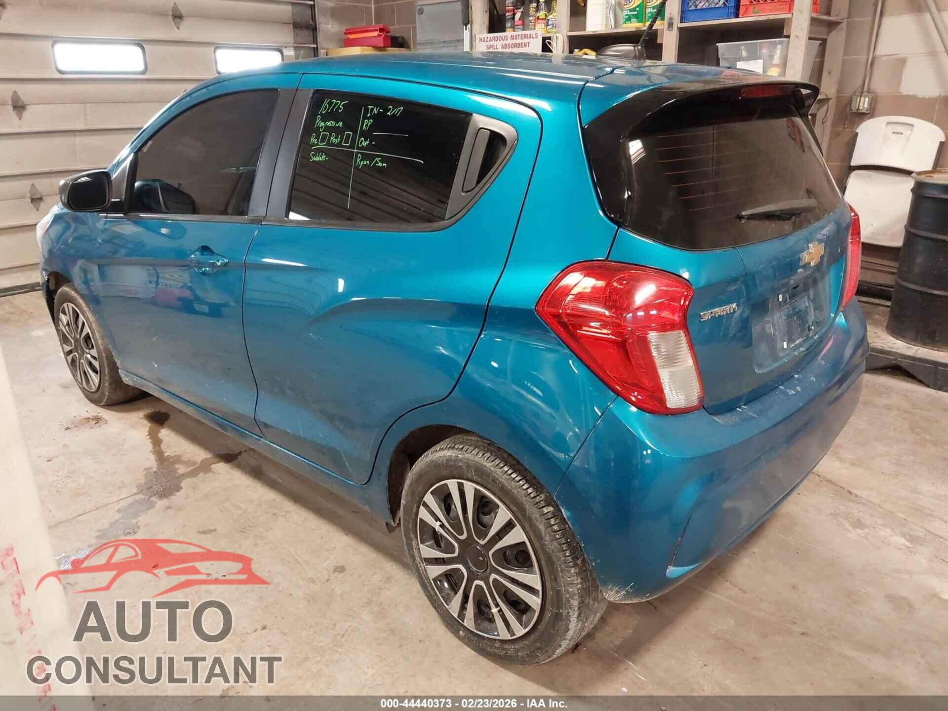 CHEVROLET SPARK 2019 - KL8CB6SA8KC757142