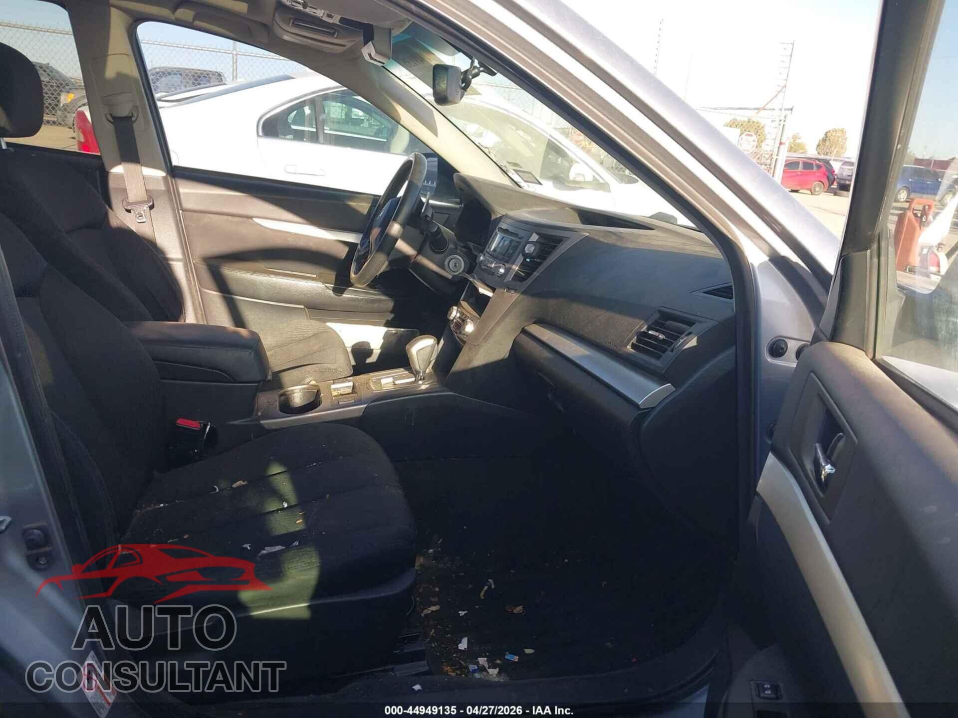 SUBARU OUTBACK 2012 - 4S4BRCGC8C3290549