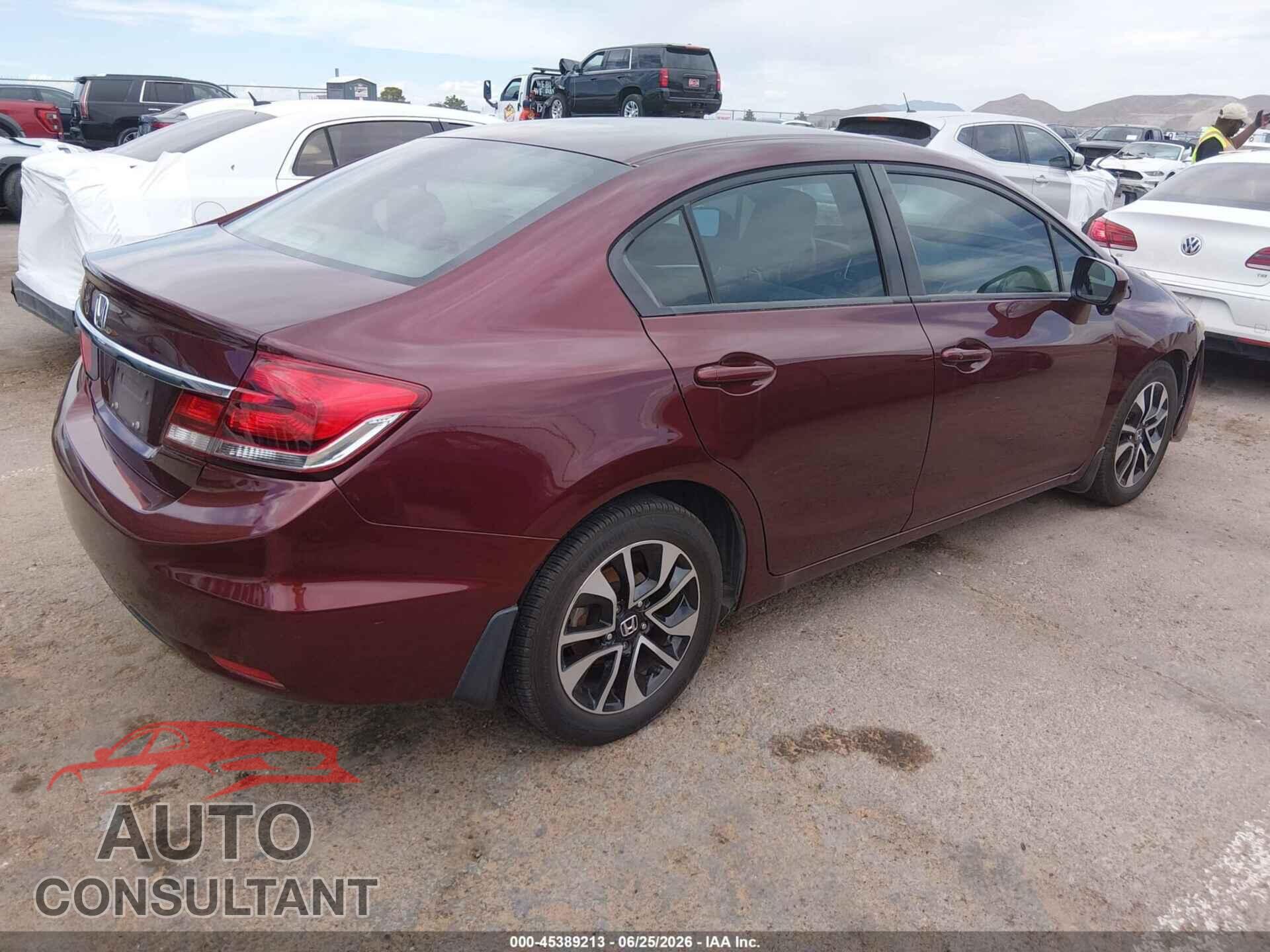 HONDA CIVIC 2014 - 19XFB2F85EE046614