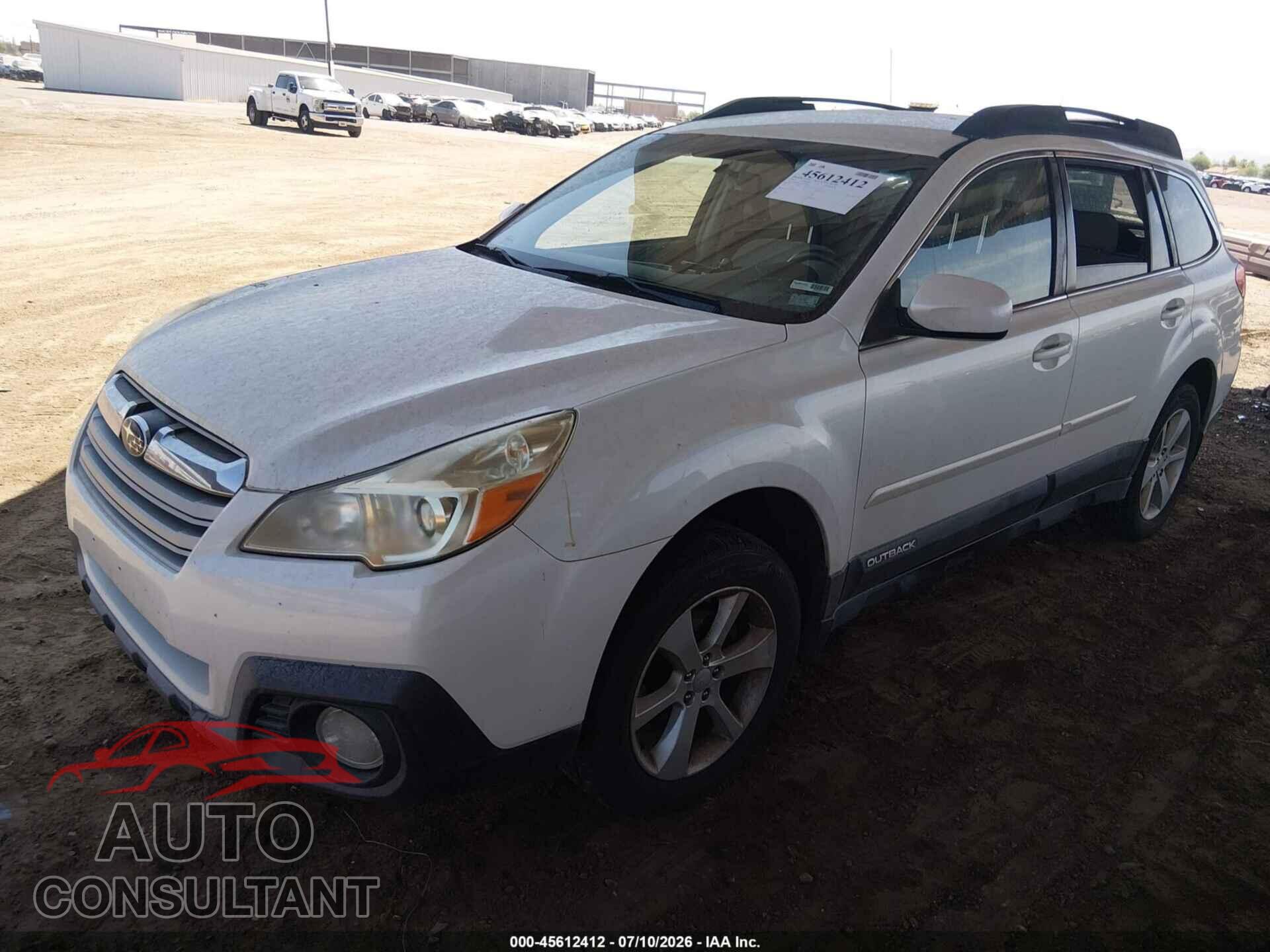 SUBARU OUTBACK 2013 - 4S4BRCCC6D3248078
