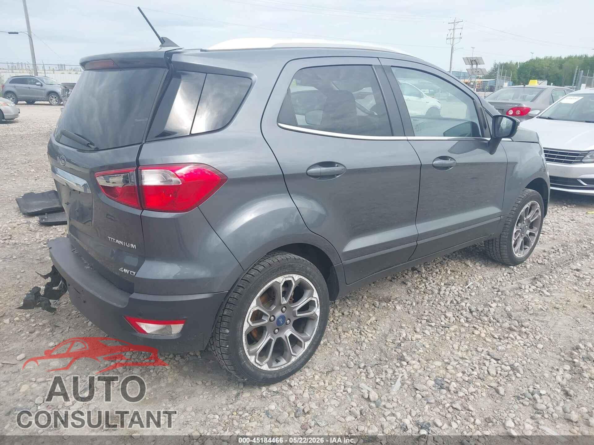 FORD ECOSPORT 2020 - MAJ6S3KL5LC392396