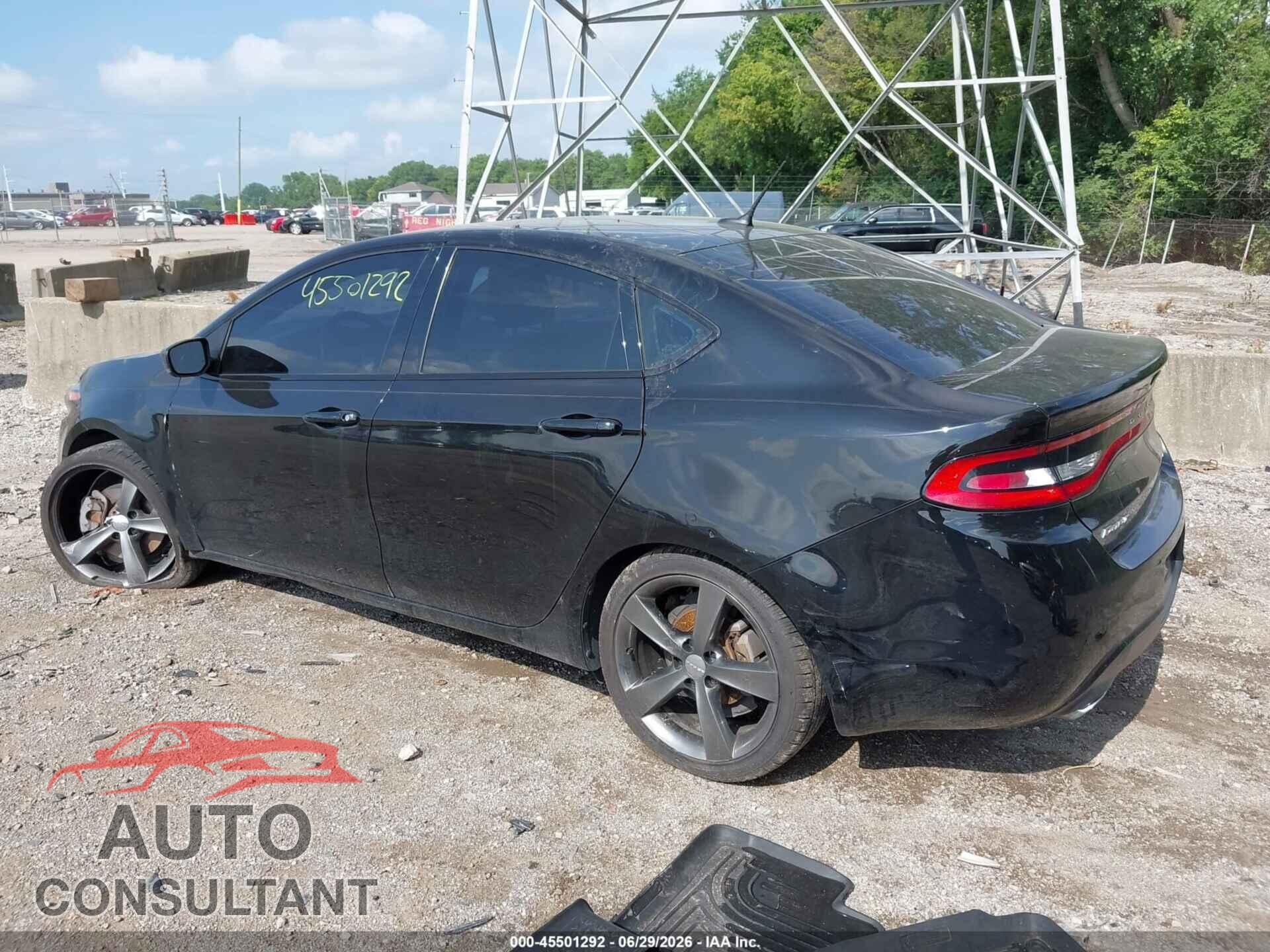 DODGE DART 2014 - 1C3CDFEB1ED921131