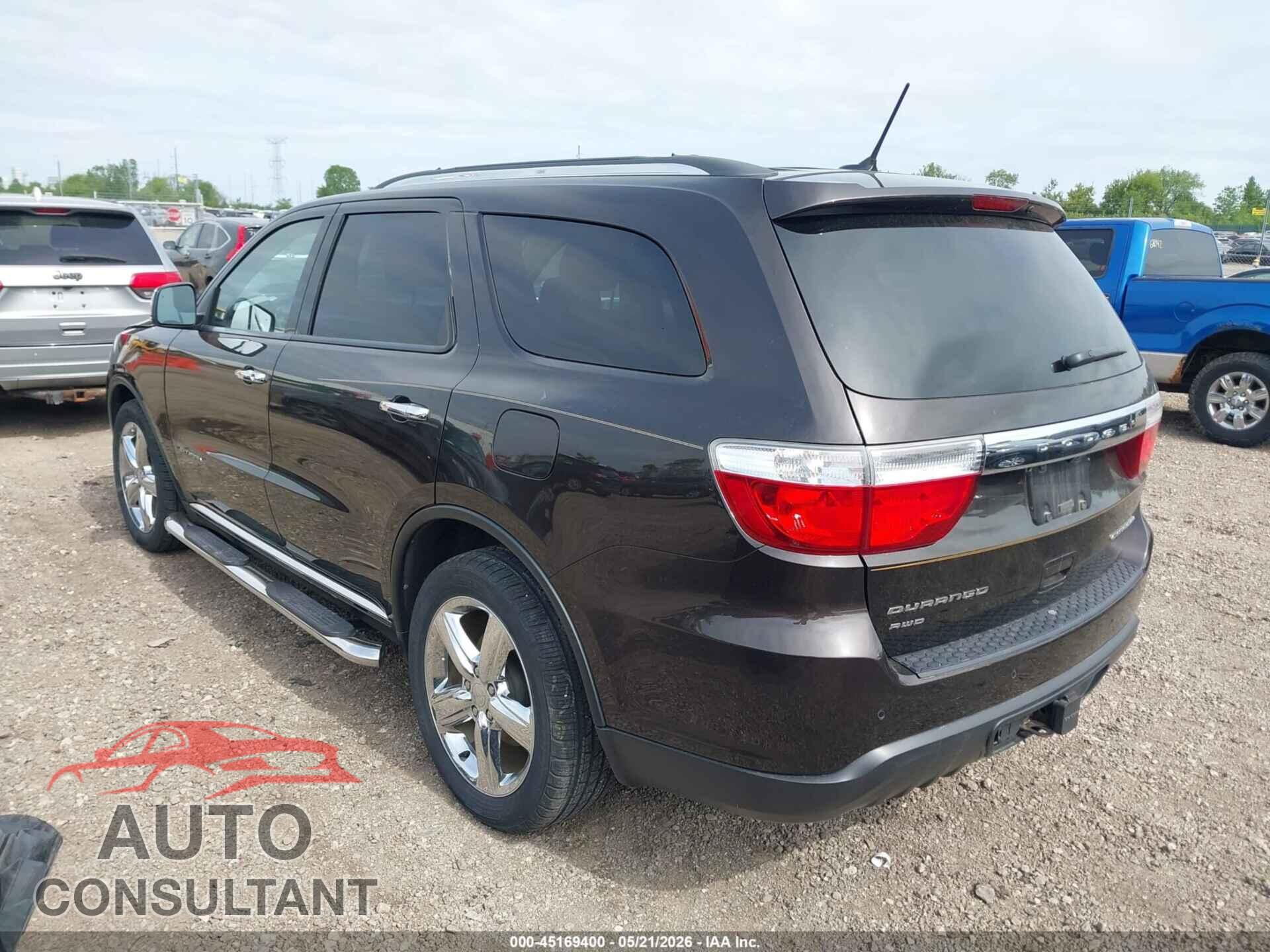DODGE DURANGO 2012 - 1C4RDJEG7CC337274