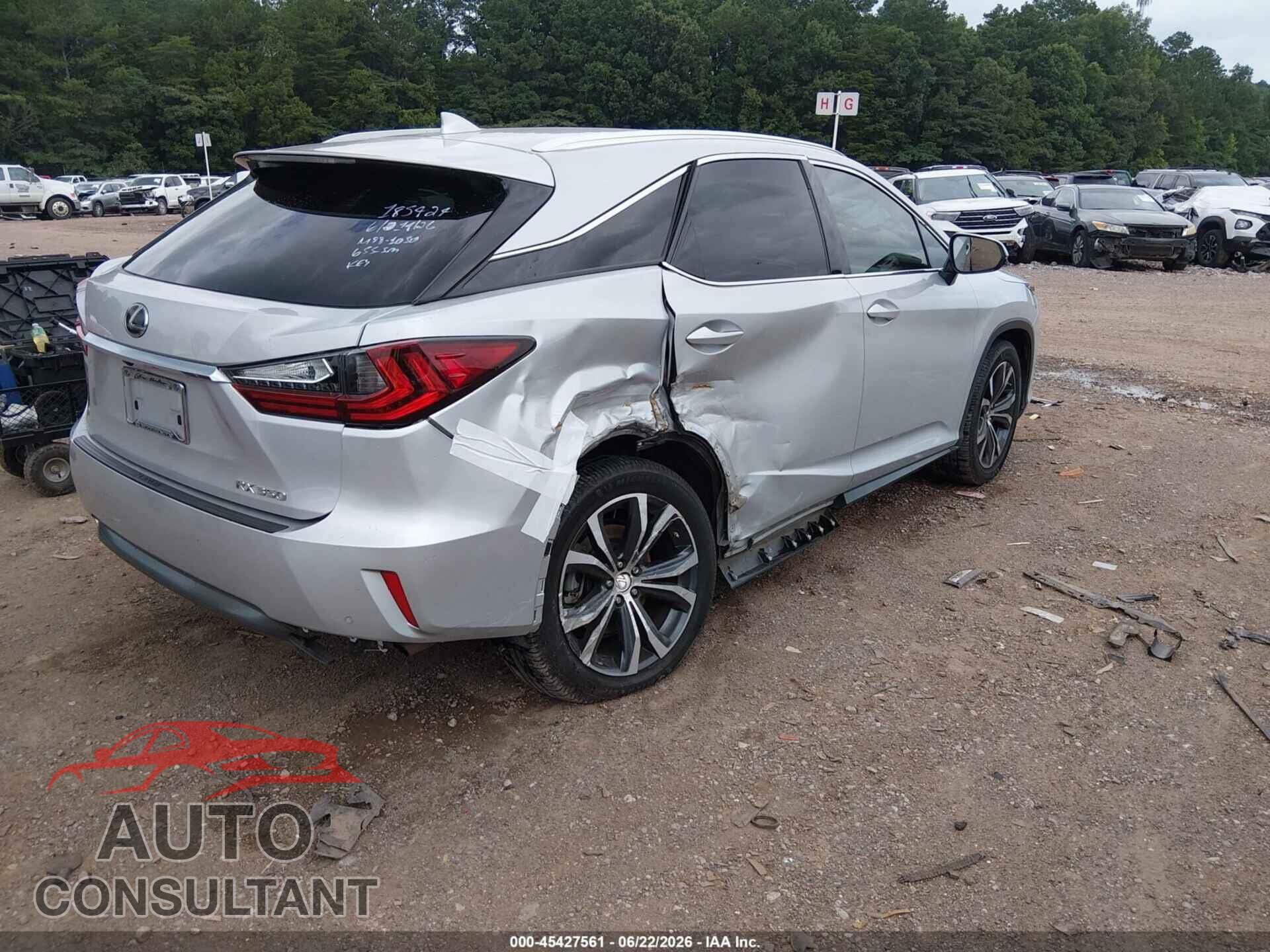 LEXUS RX 350 2017 - 2T2ZZMCA7HC065143