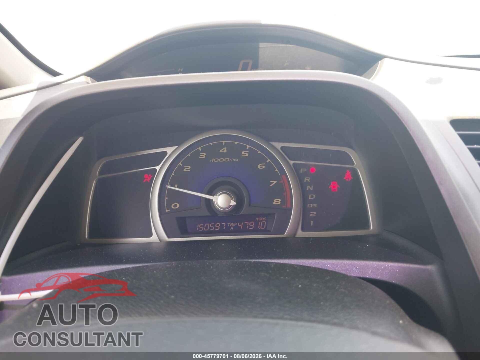 HONDA CIVIC 2010 - 19XFA1F82AE013058