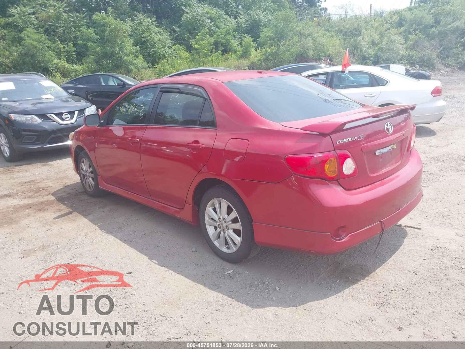 TOYOTA COROLLA 2010 - 2T1BU4EE0AC471663