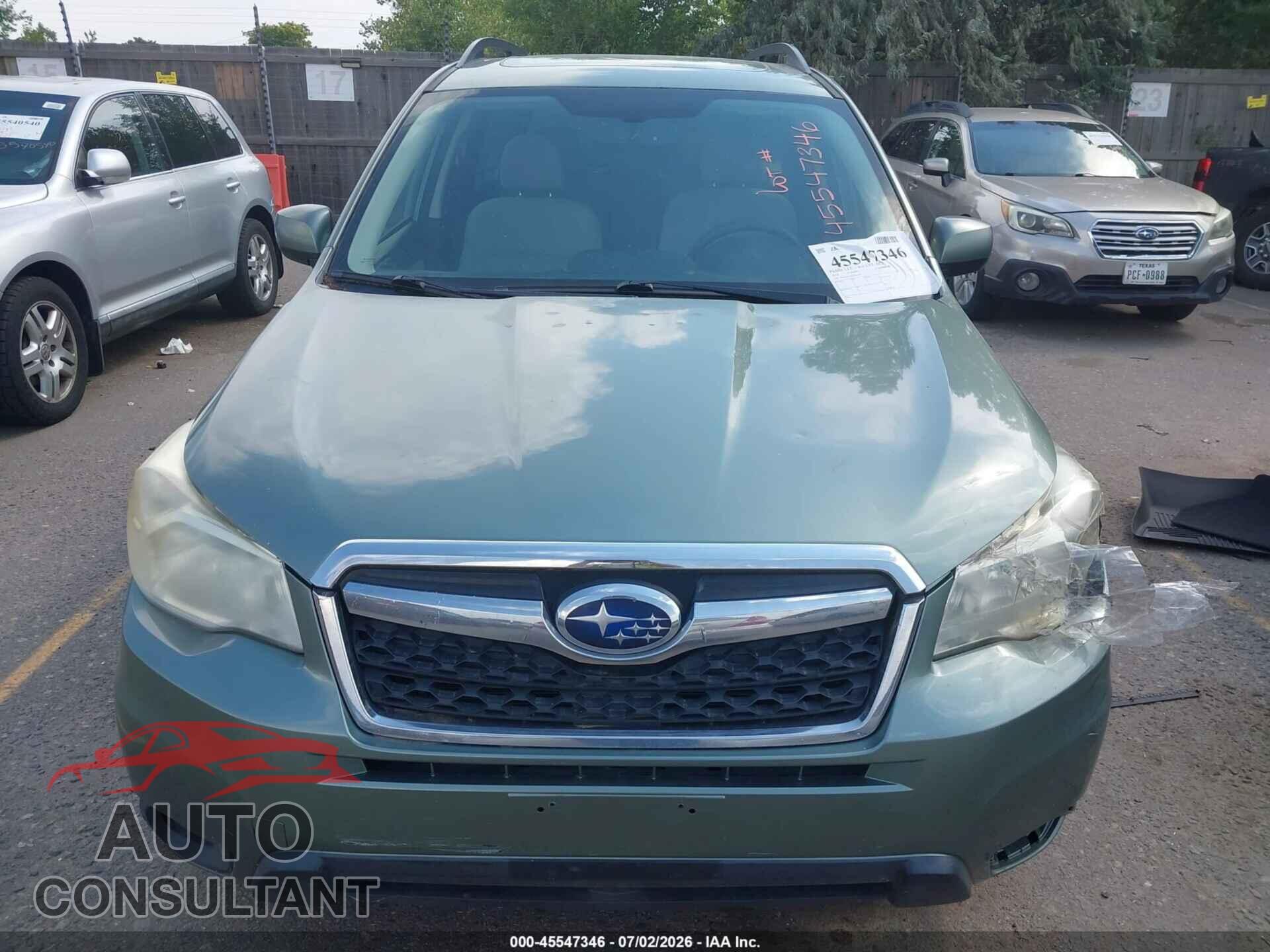 SUBARU FORESTER 2014 - JF2SJAEC8EH558526