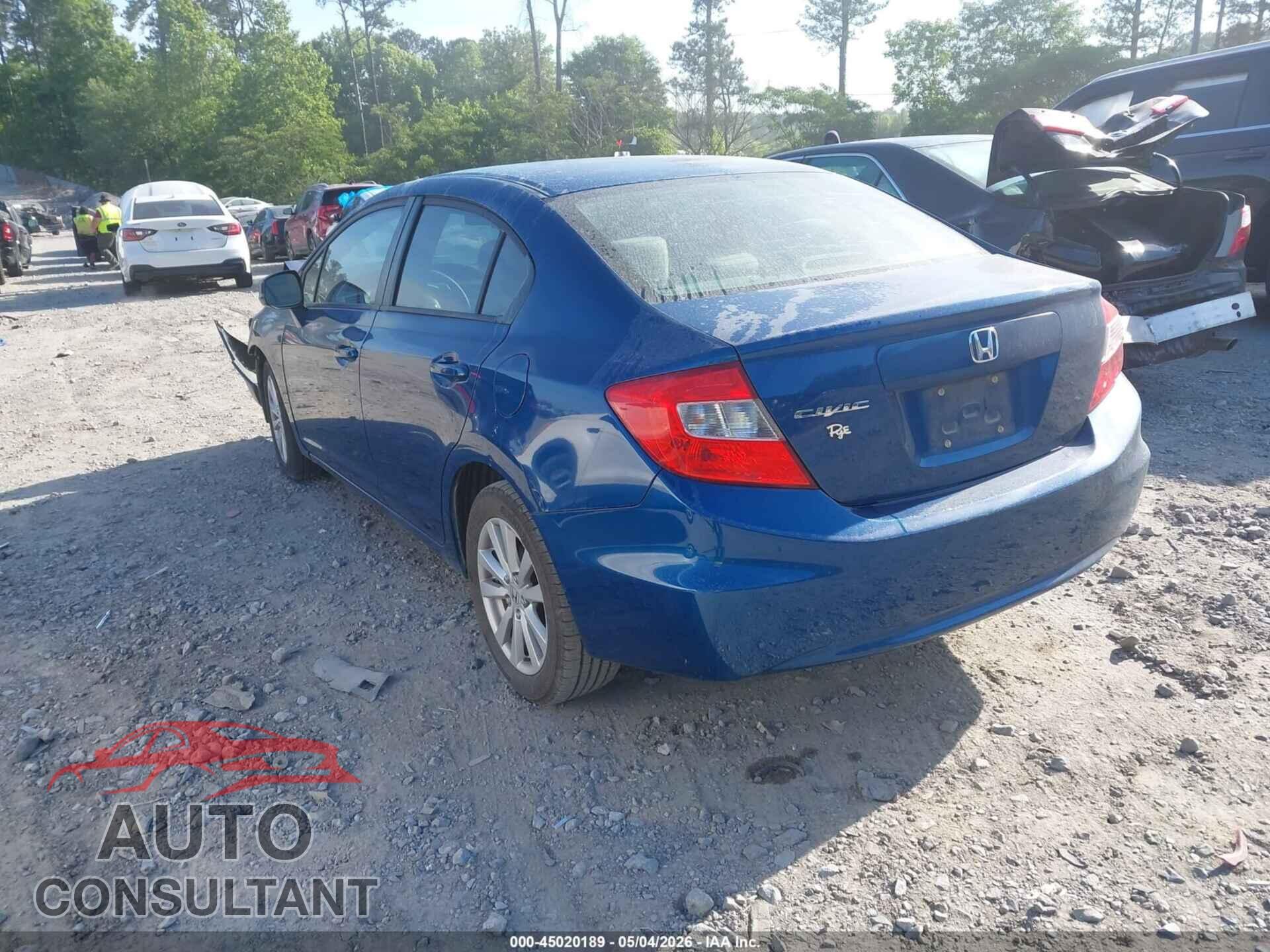 HONDA CIVIC 2012 - 19XFB2F85CE024609