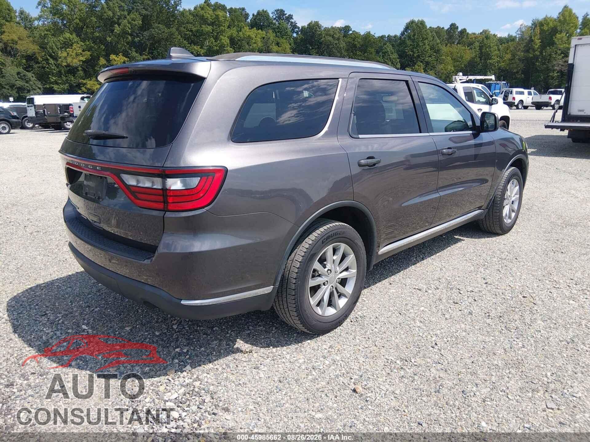 DODGE DURANGO 2017 - 1C4RDJAG4HC883687