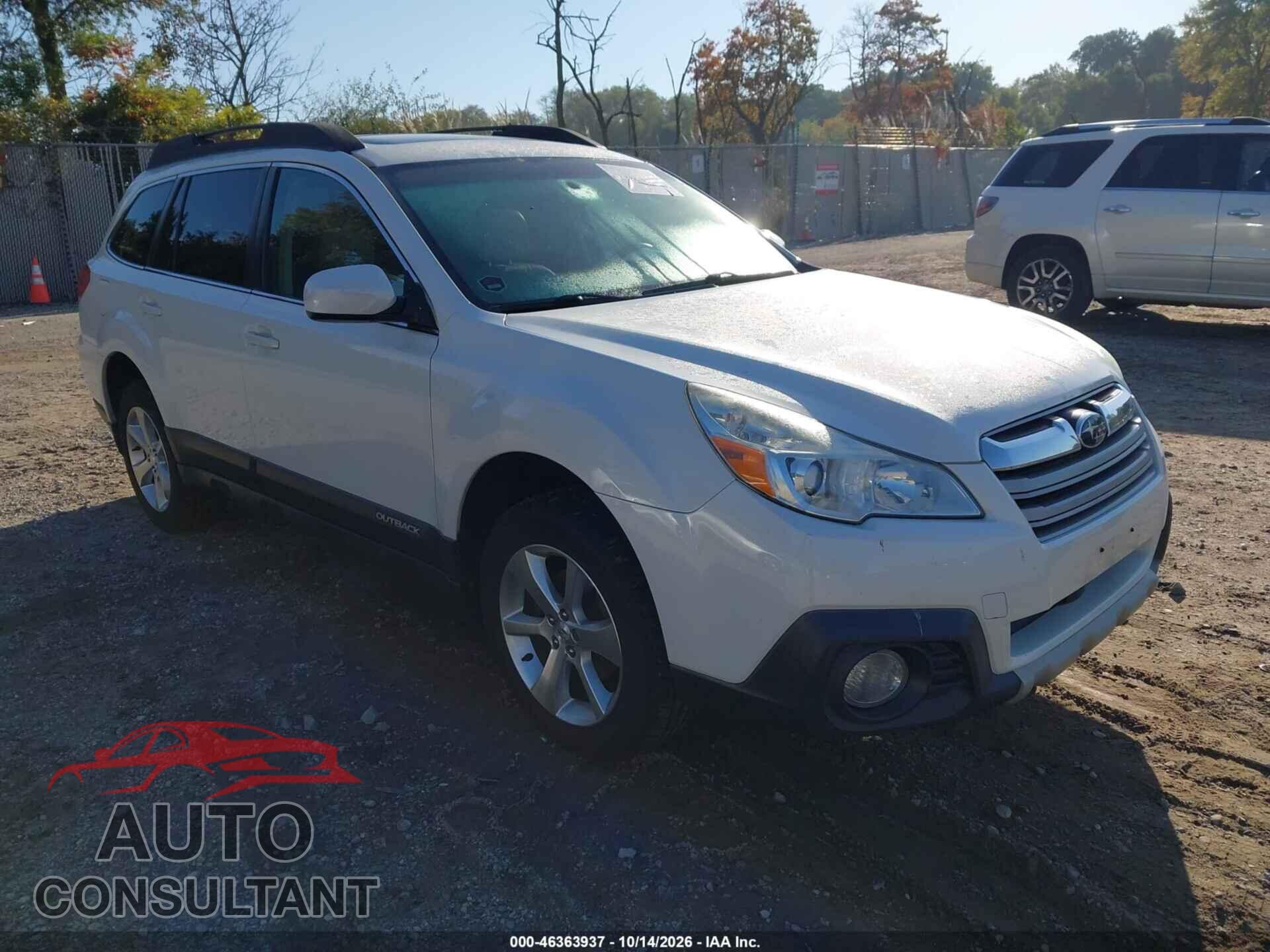 SUBARU OUTBACK 2014 - 4S4BRBMC5E3324898