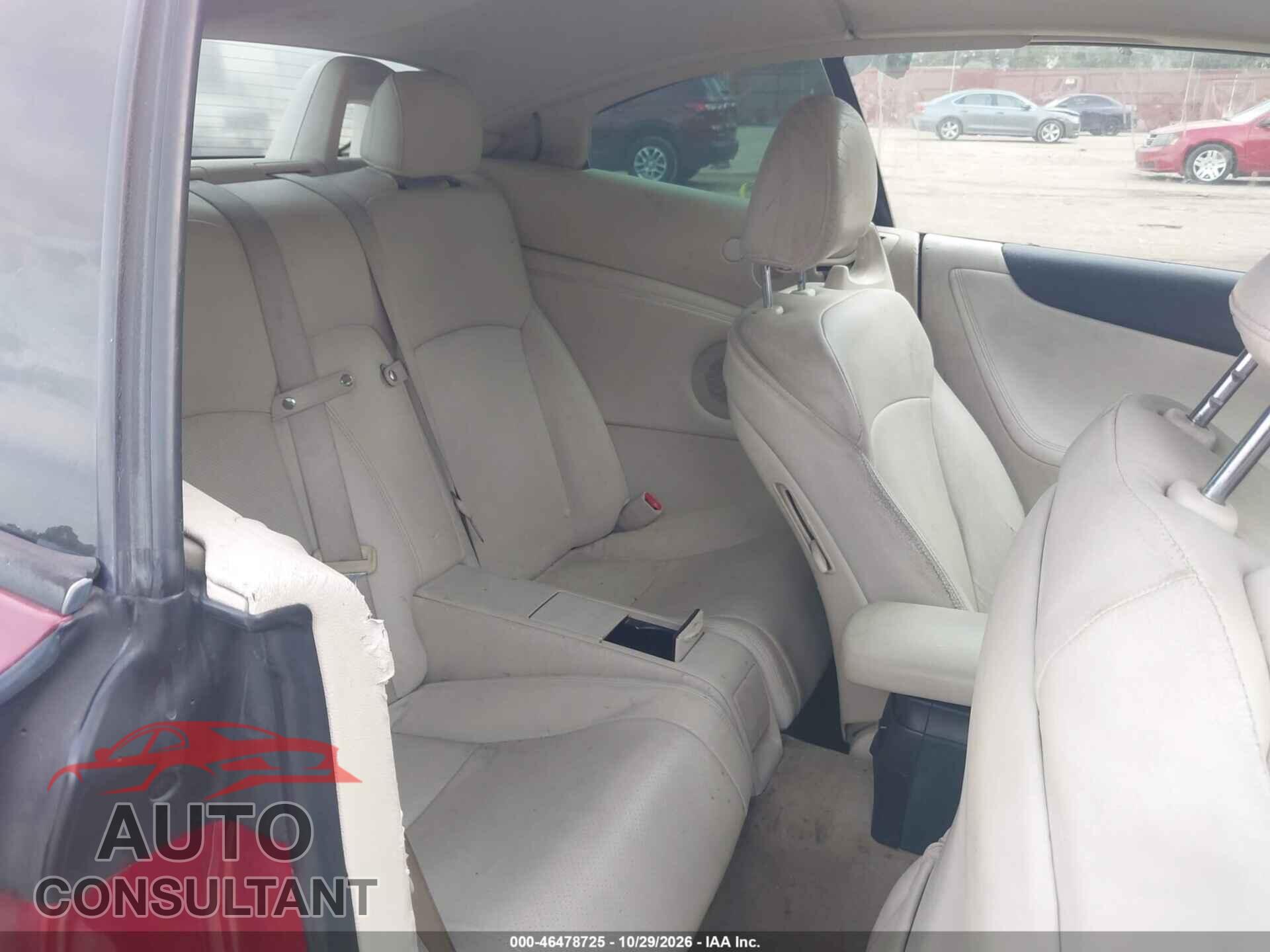 LEXUS IS 250C 2010 - JTHFF2C27A2508259