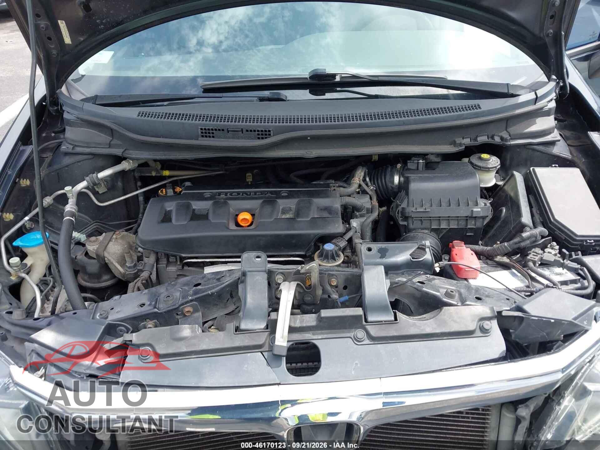 HONDA CIVIC 2012 - 19XFB2F52CE005683