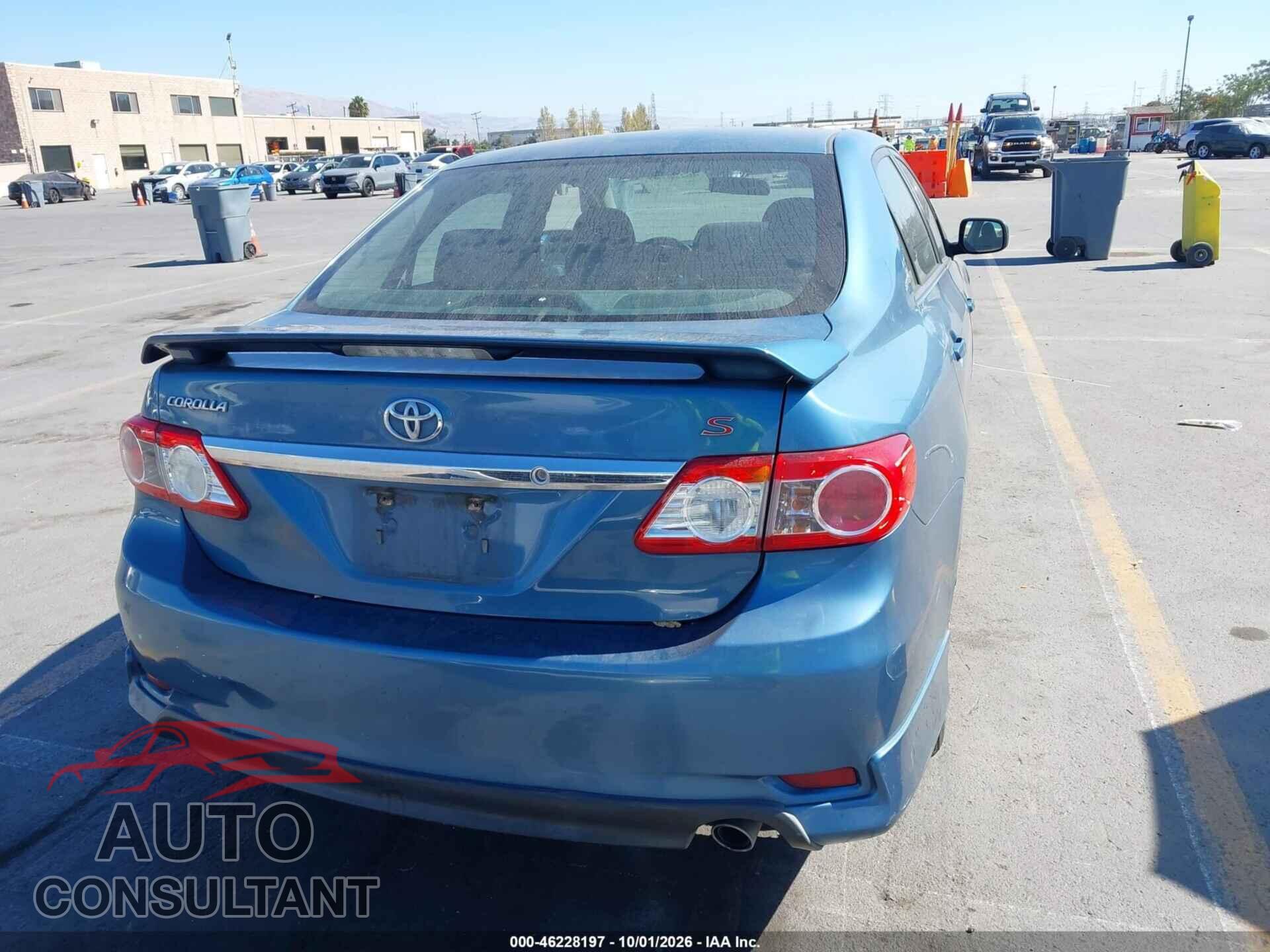 TOYOTA COROLLA 2013 - 5YFBU4EE9DP159846