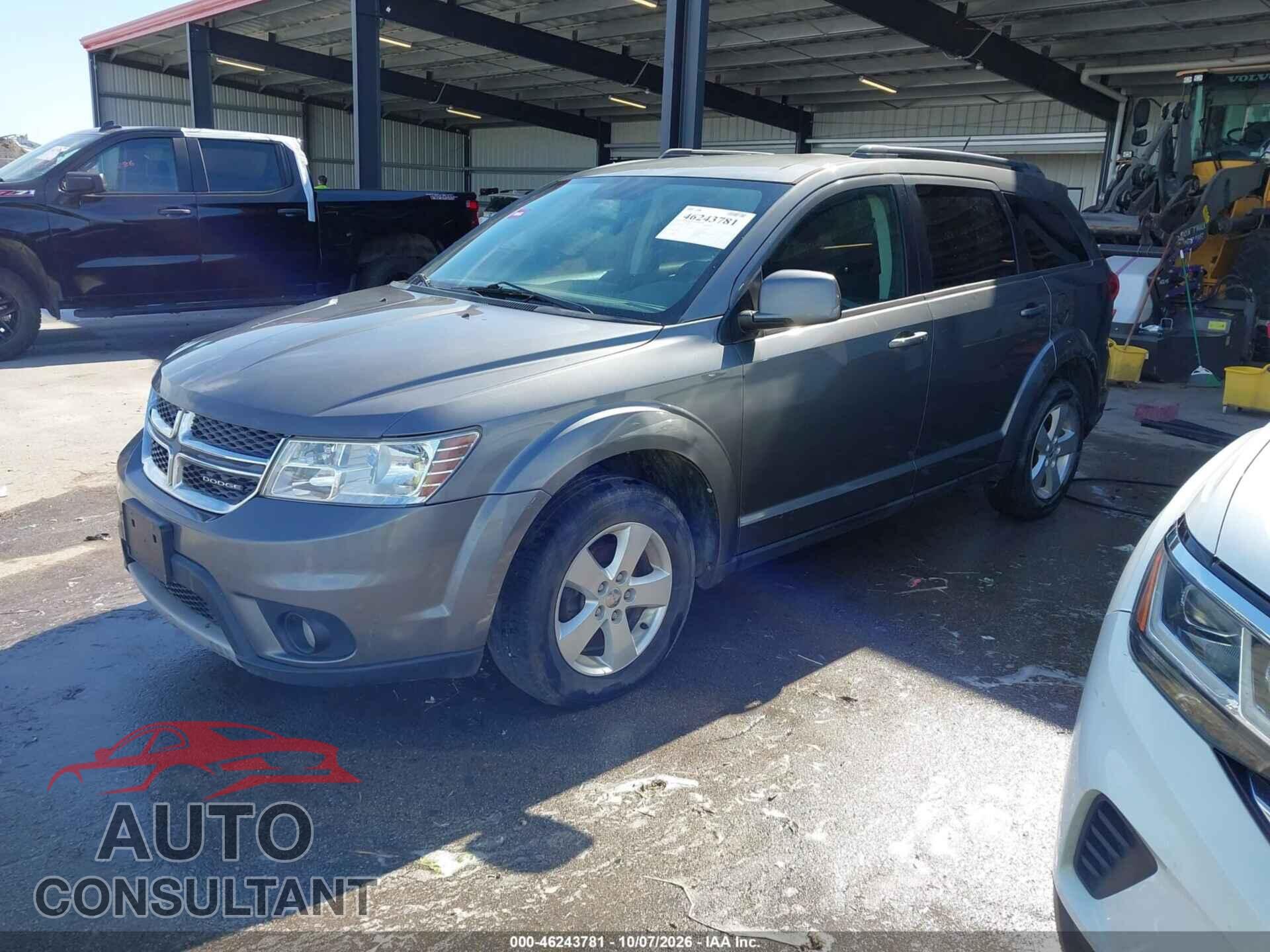DODGE JOURNEY 2012 - 3C4PDCBG7CT207913