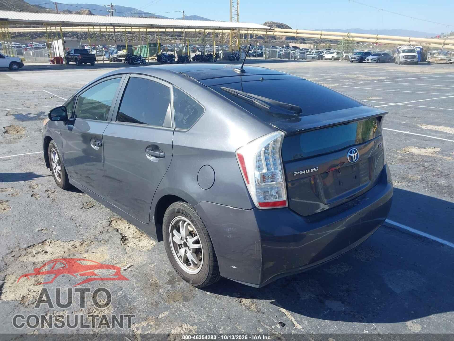 TOYOTA PRIUS 2011 - JTDKN3DU7B0249102