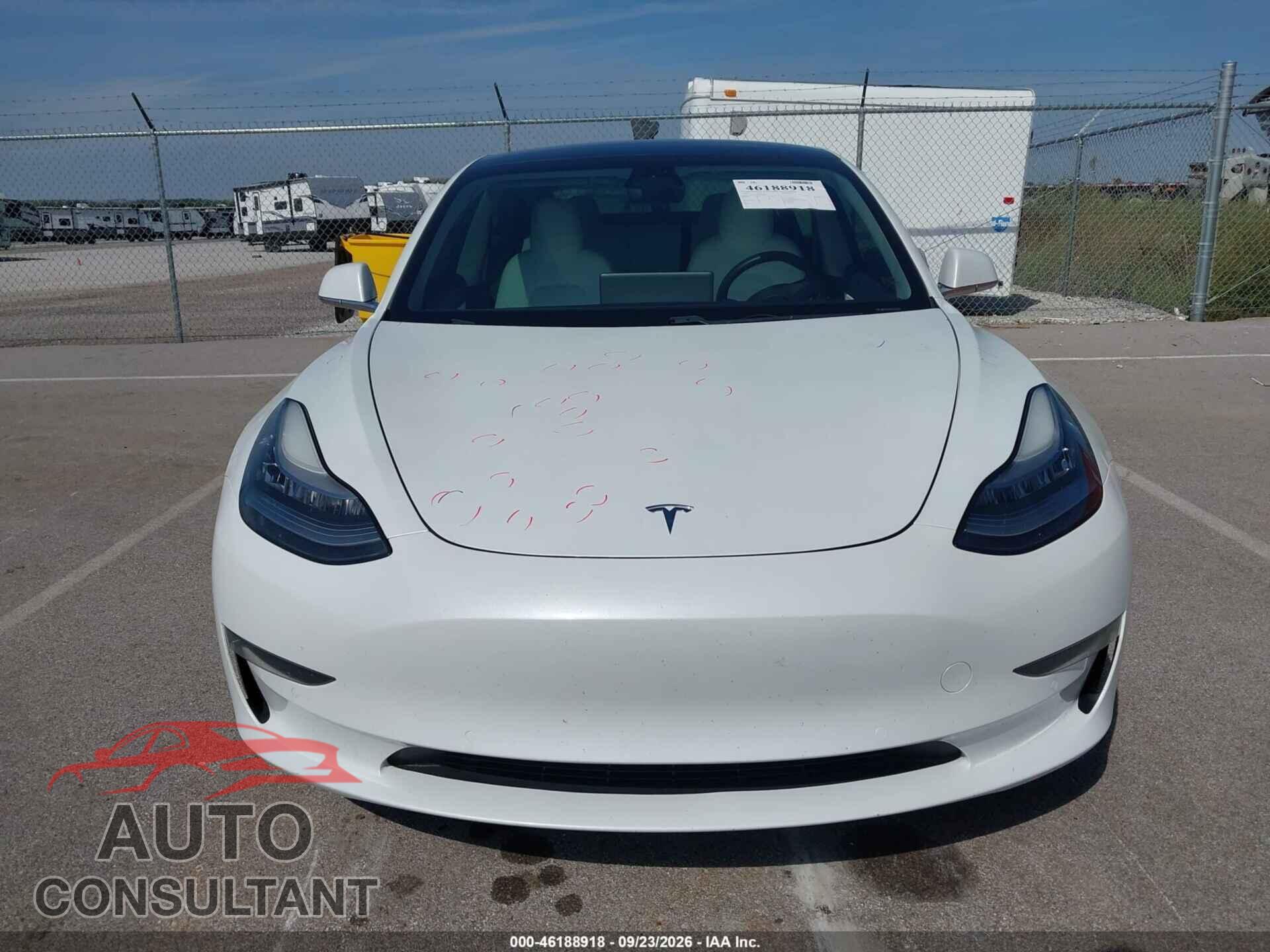 TESLA MODEL 3 2019 - 5YJ3E1EB8KF494448