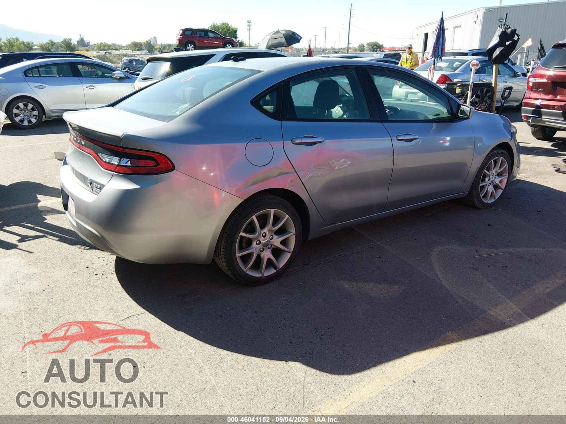 DODGE DART 2014 - 1C3CDFBB7ED738255