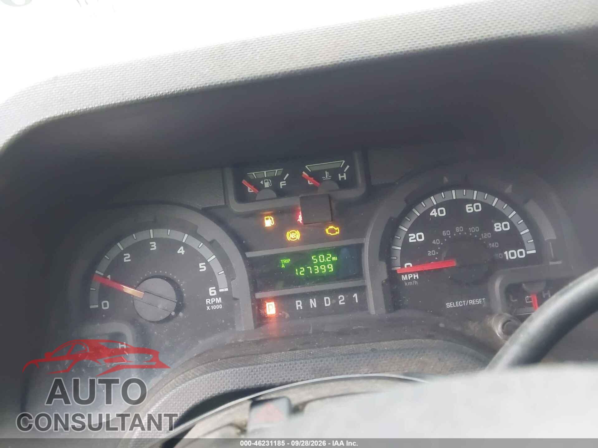 FORD E-250 2009 - 1FTNE24W29DA43438