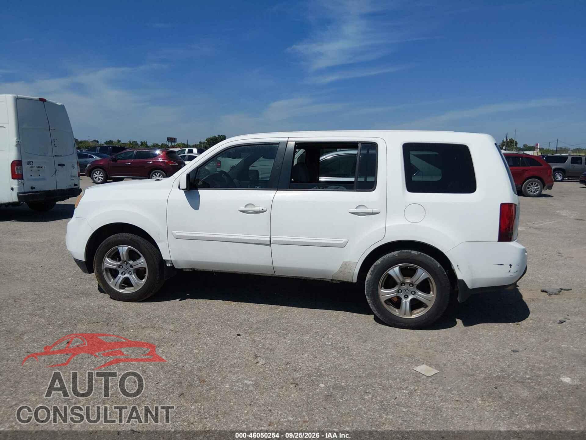 HONDA PILOT 2012 - 5FNYF3H5XCB034066