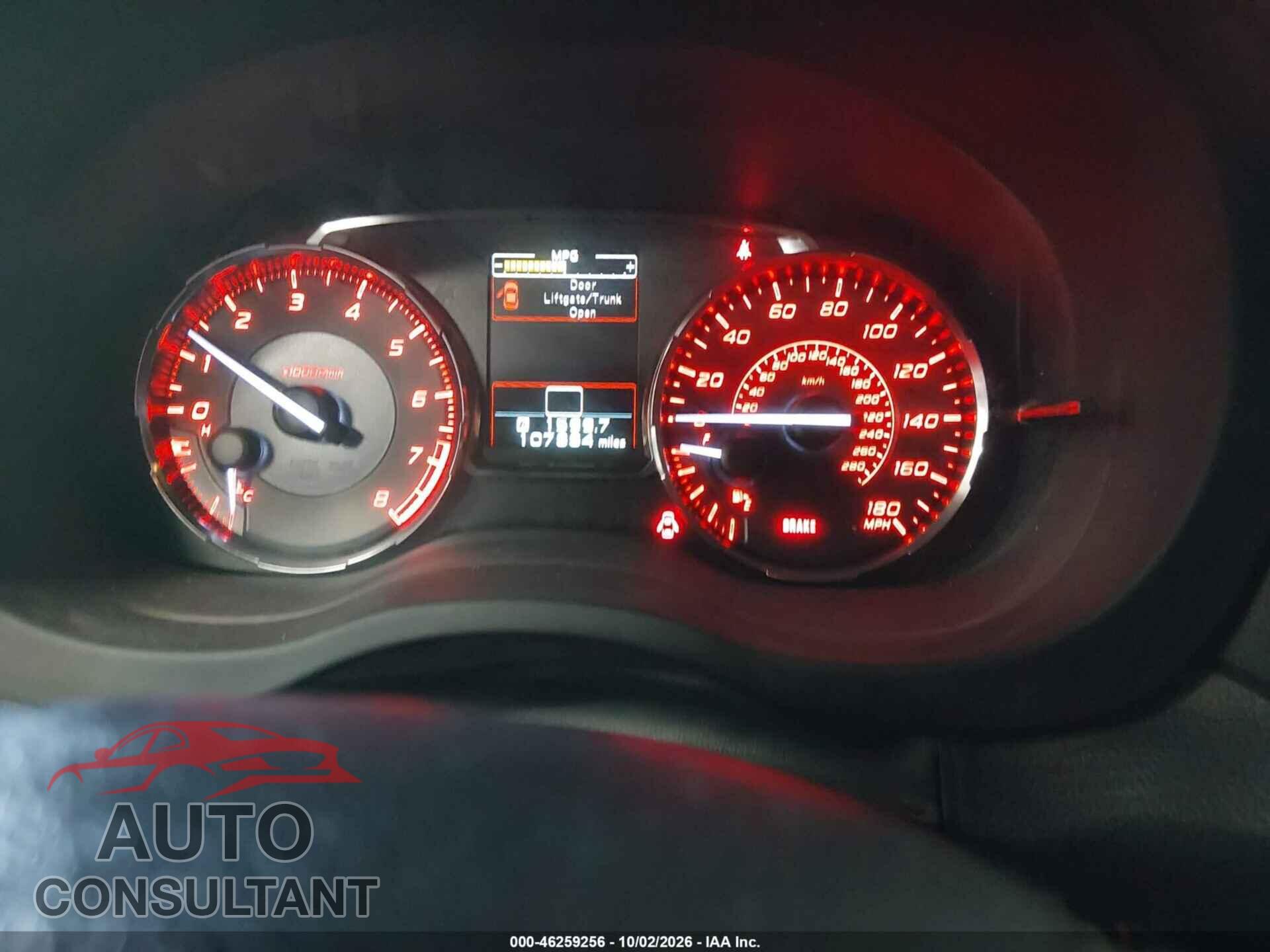 SUBARU WRX 2016 - JF1VA1E61G9824039